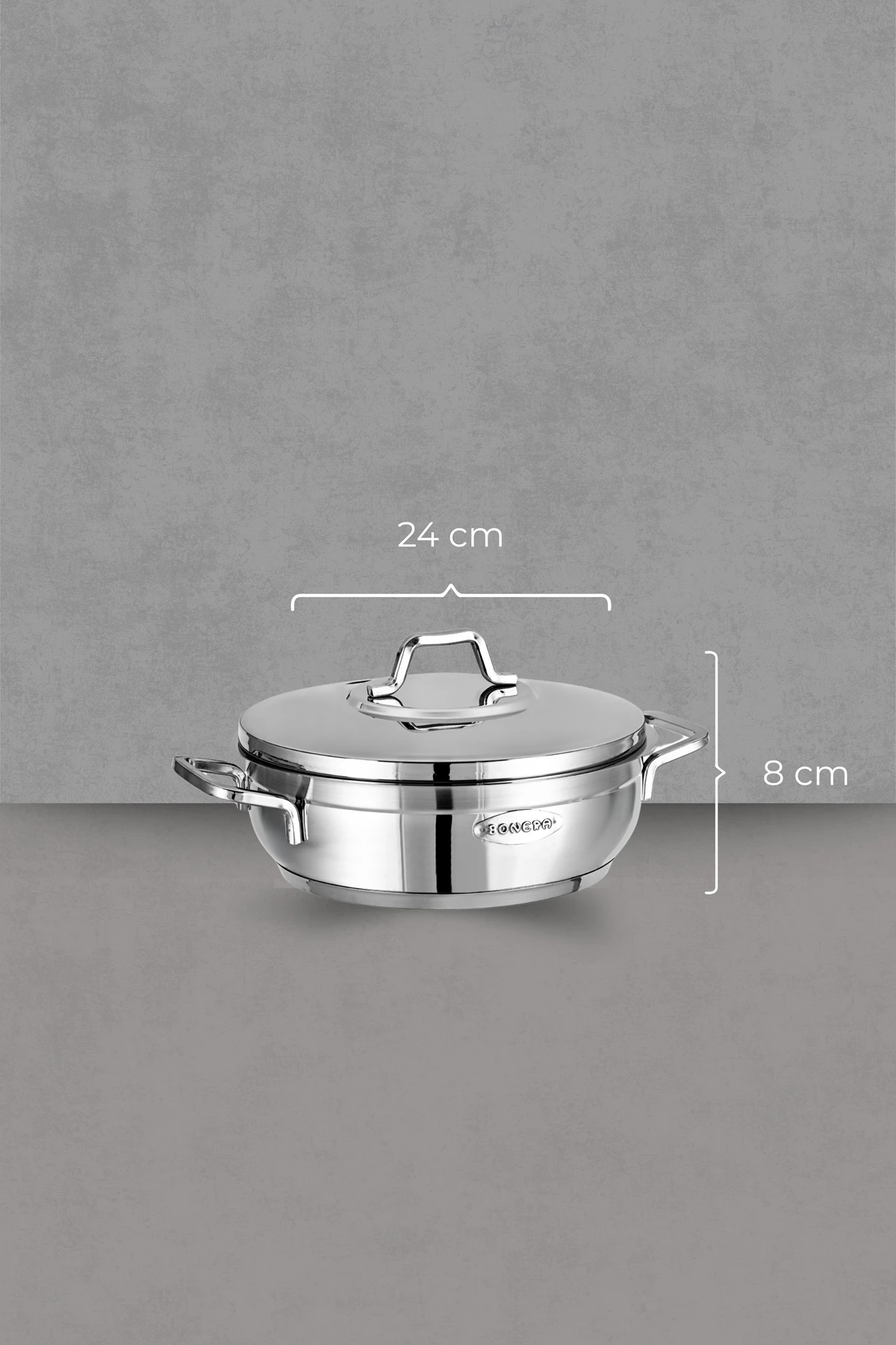 Bonera Sienna 9 Parça Çelik Tencere Tava Seti