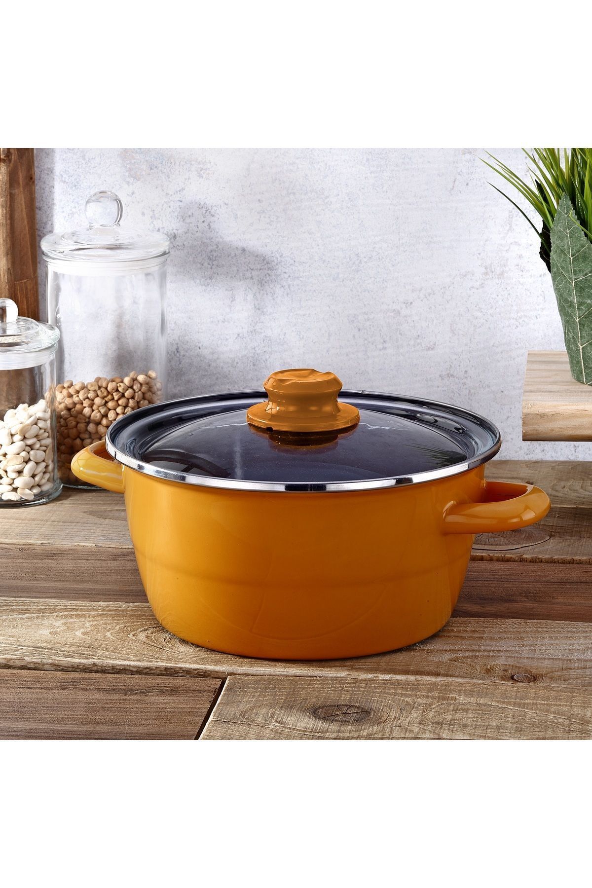 Emaye Kızartma Tenceresi-22 Cm