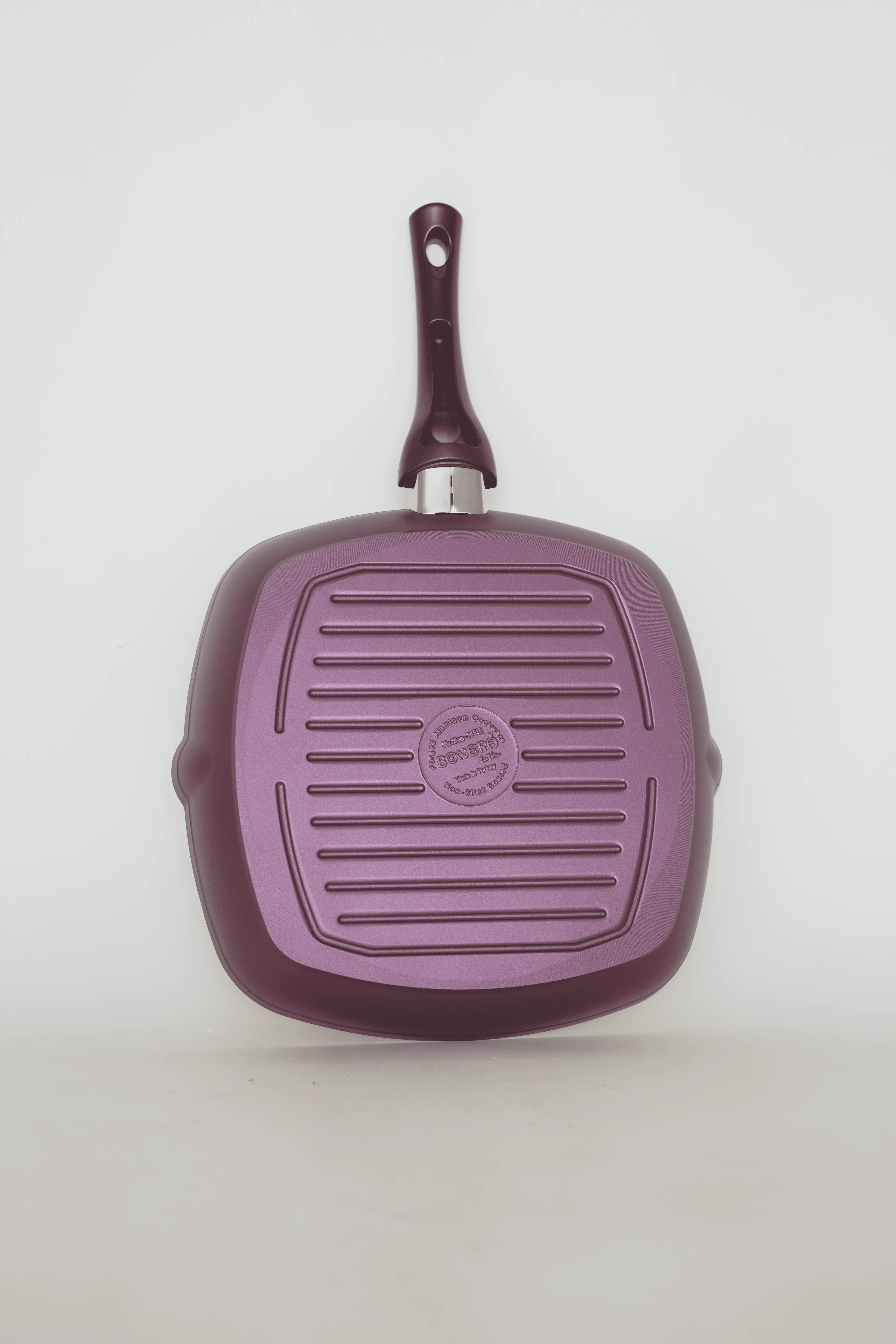 Titanyum Izgara Grill Tava 28 cm -Eflatun