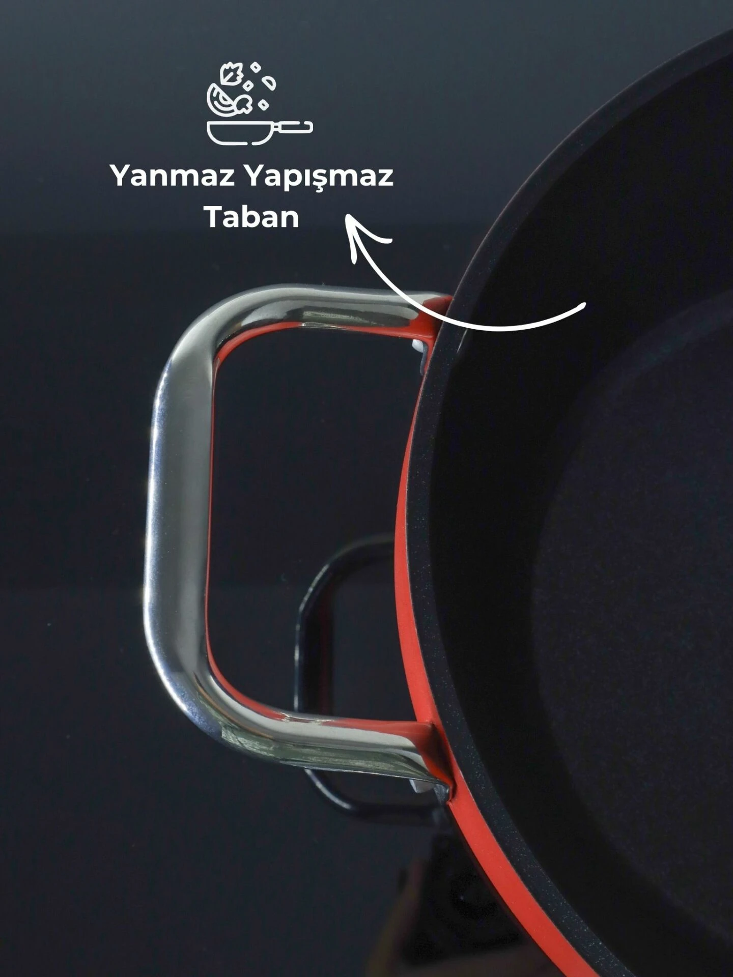 Pro Plus Parça Tencere Seti - Kırmızı