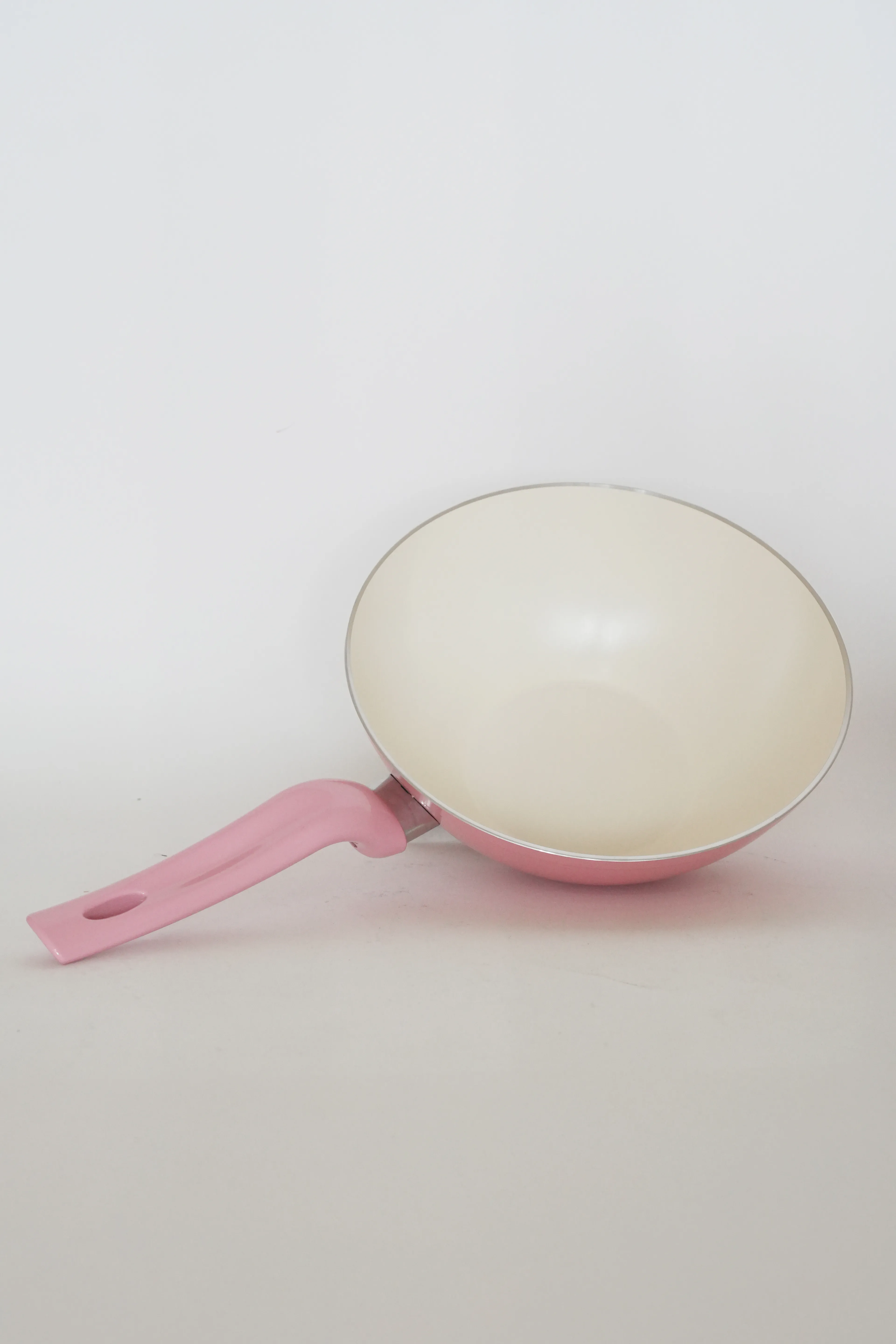 24 Cm Pembe Wok Tava