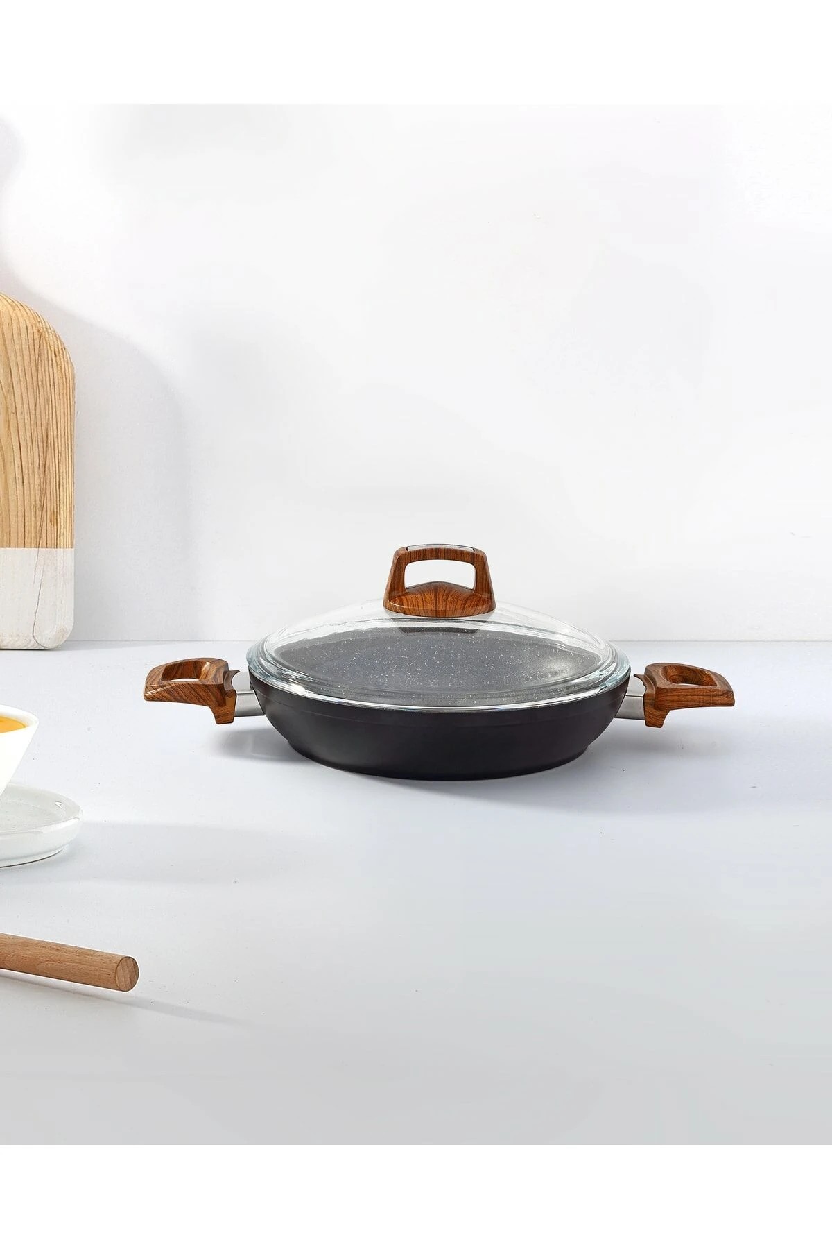 Vogue Granit 20 Cm Sahan Ahşap Kulp