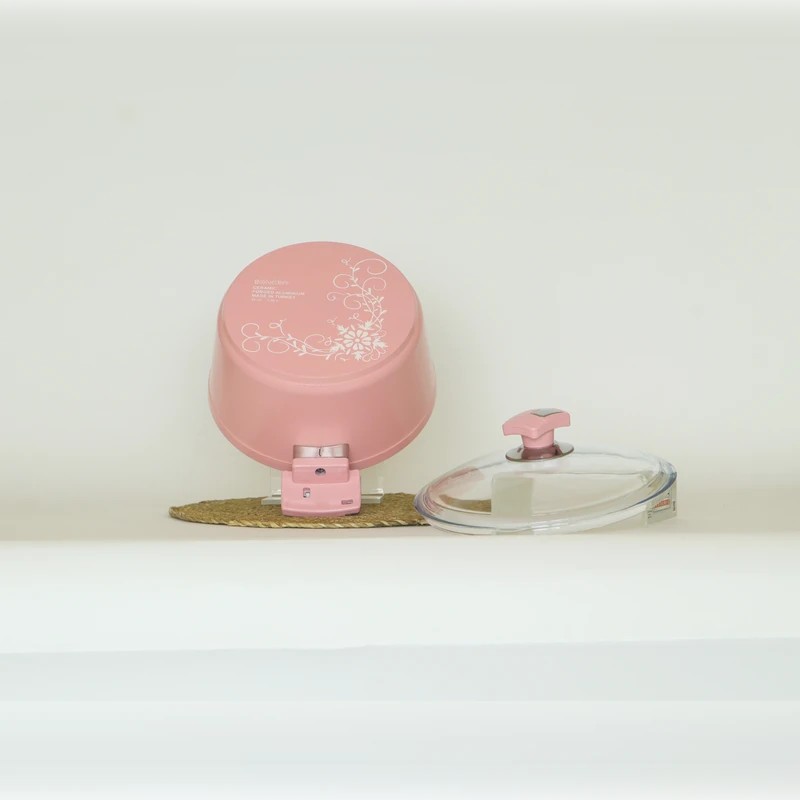 Seramik 22 Cm Derin Tencere Pembe