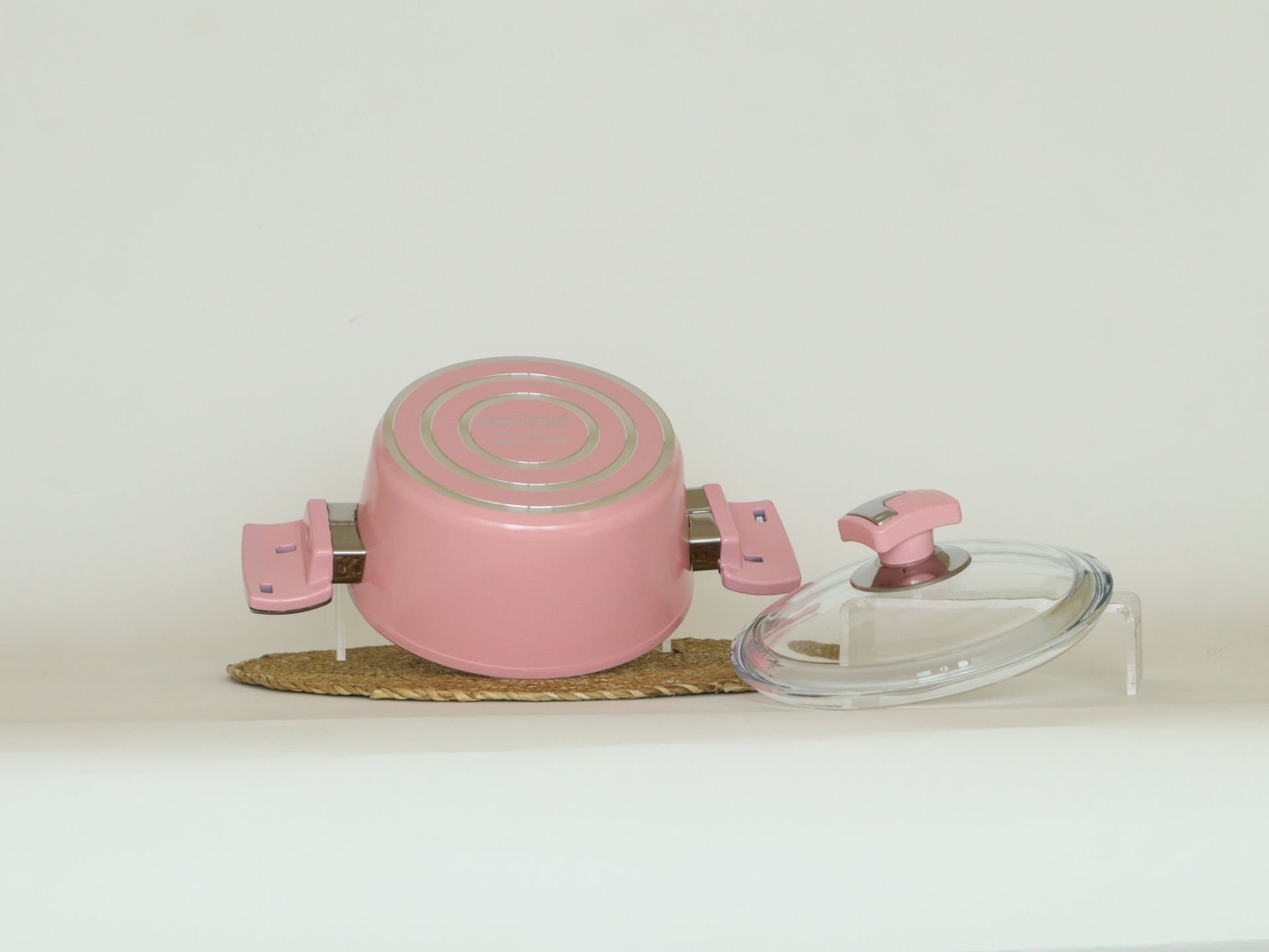 Bonera Seramik 18 Cm Derin Tencere Pembe