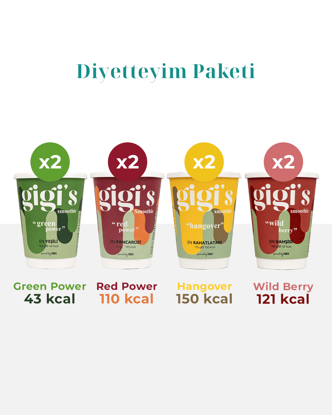 Diyetteyim Smoothie Paketi