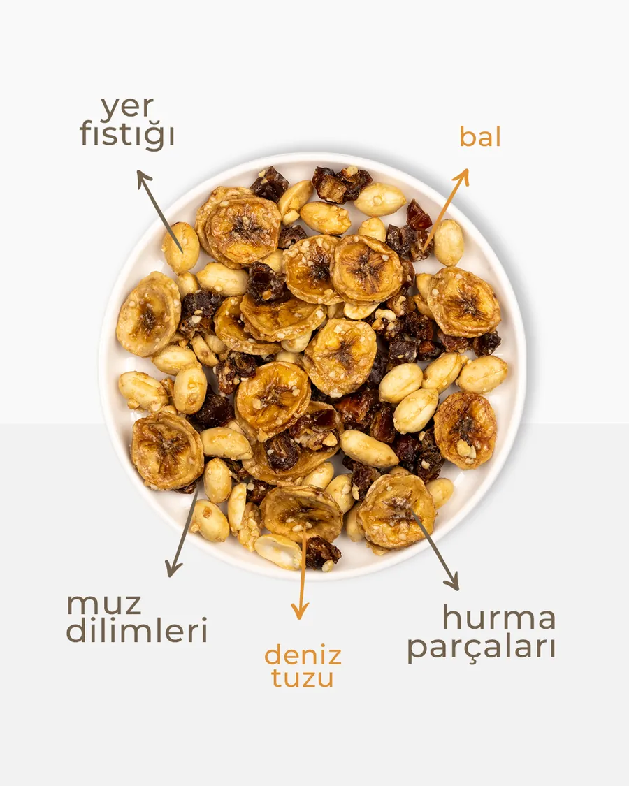 Peanut Butter Cake Bal ile Glaze Edilmiş Crunchie ( 4 adet )