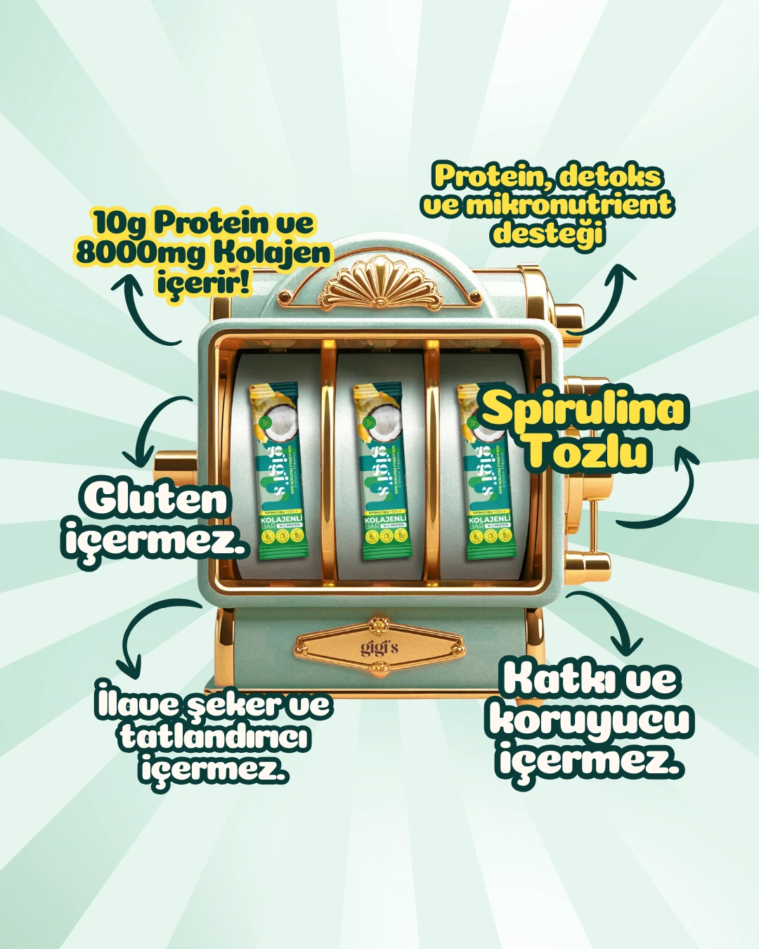 12'li Tropik Meyveli Kolajenli Protein Bar Paketi