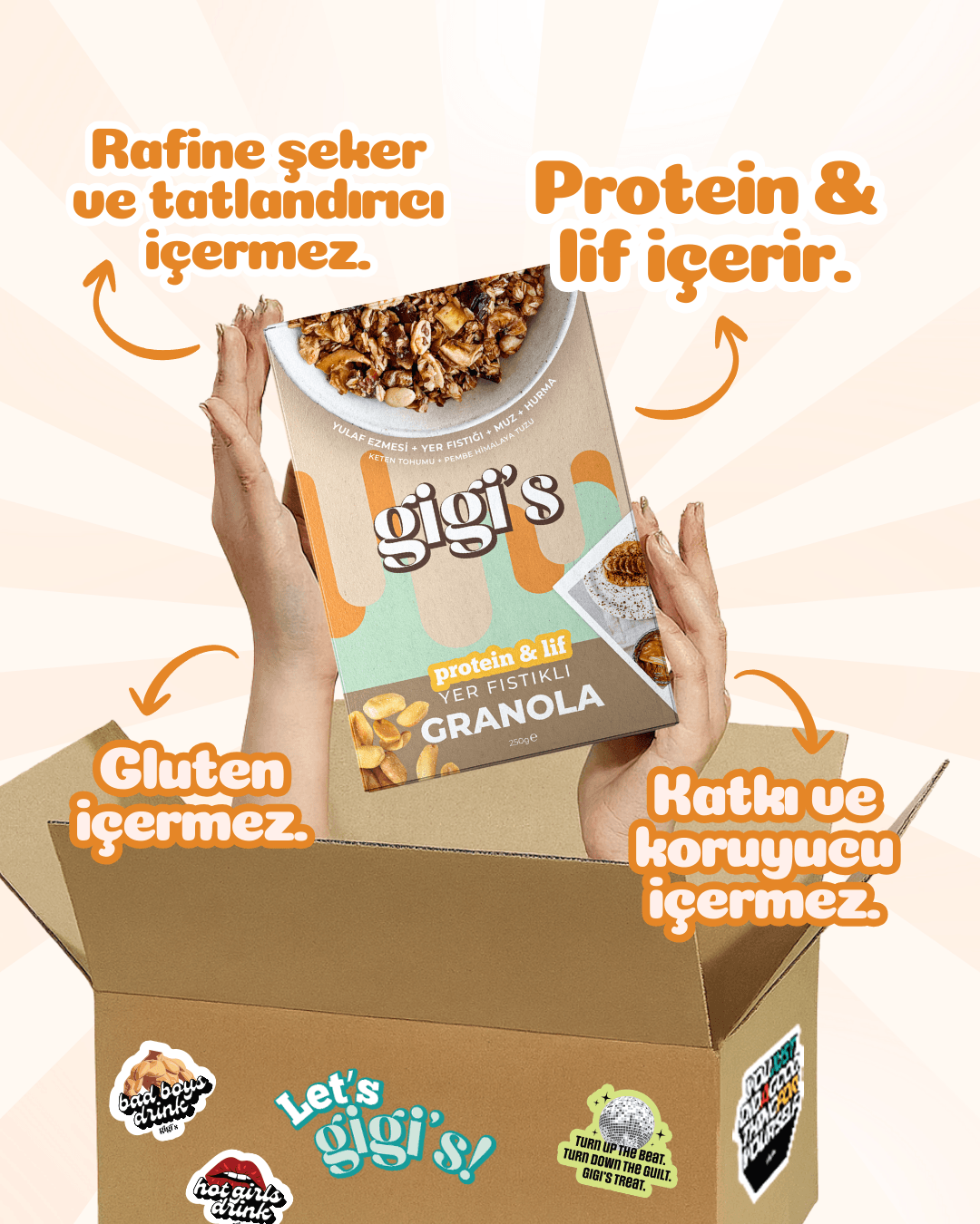 Yer Fıstıklı Granola