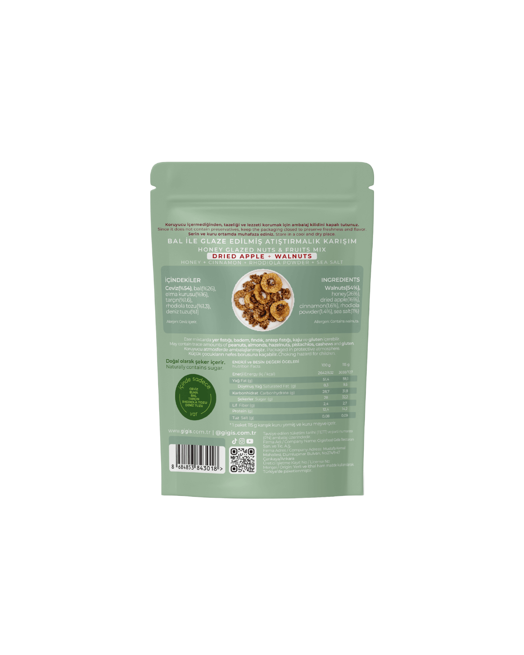 Apple Pie Honey-Glazed Snack Mix