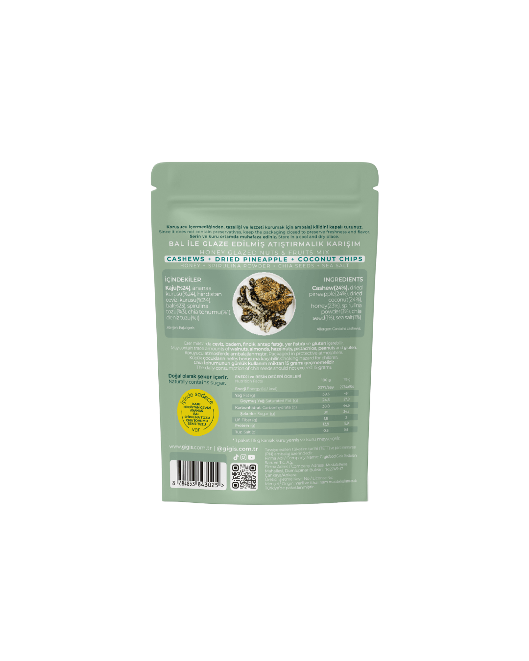 Dominicana Honey-Glazed Snack Mix