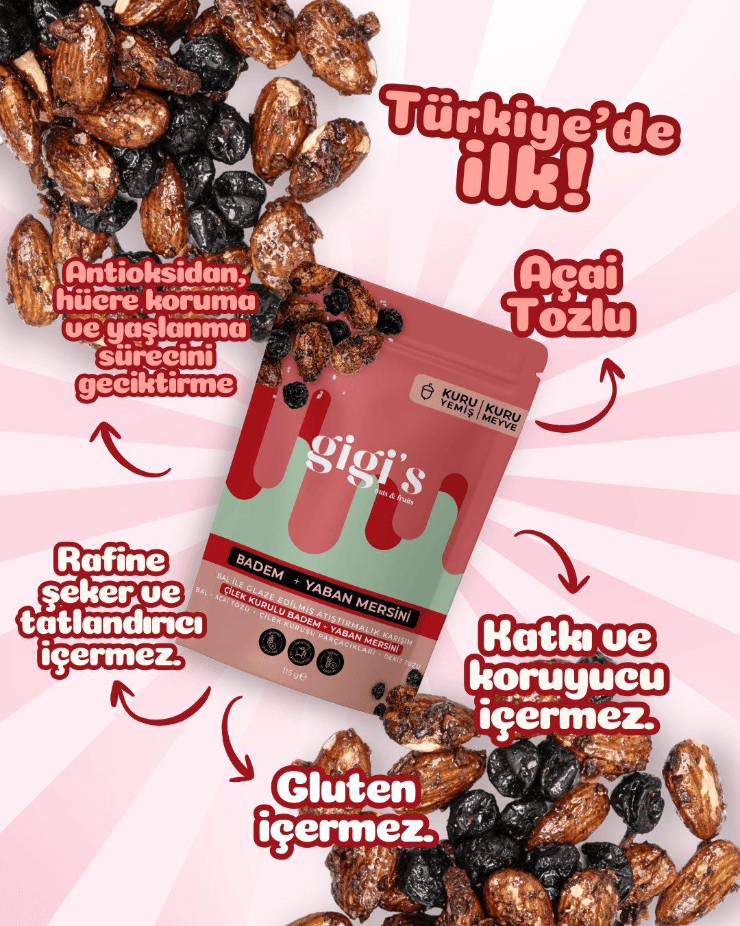 Wild Berry Honey-Glazed Snack Mix