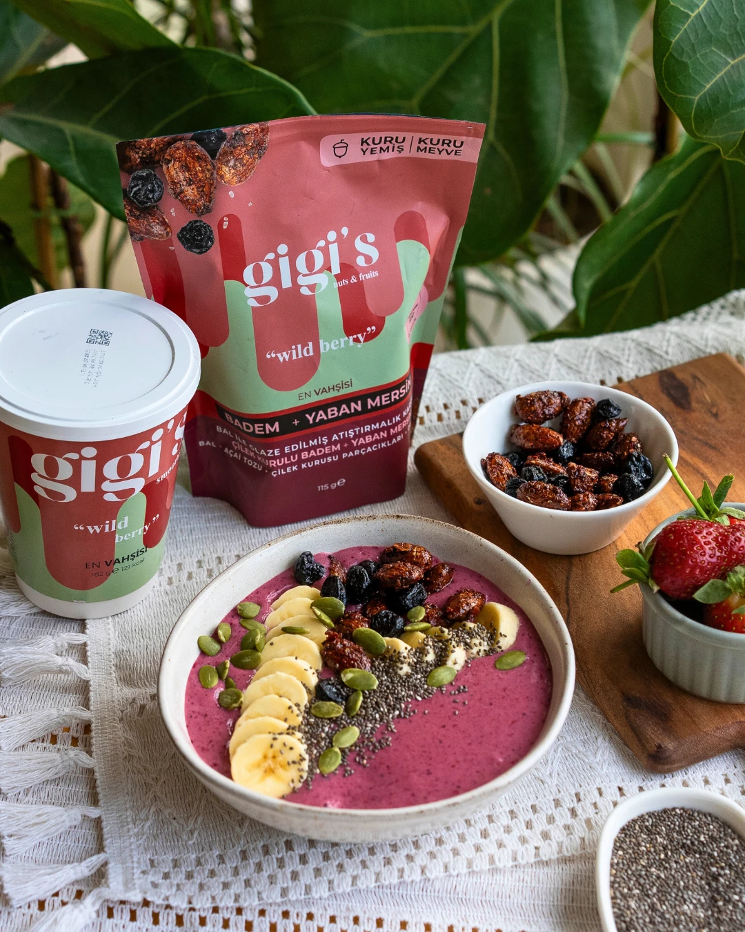 Açai Wild Berry Bal ile Glaze Edilmiş Crunchie ( 4 adet )