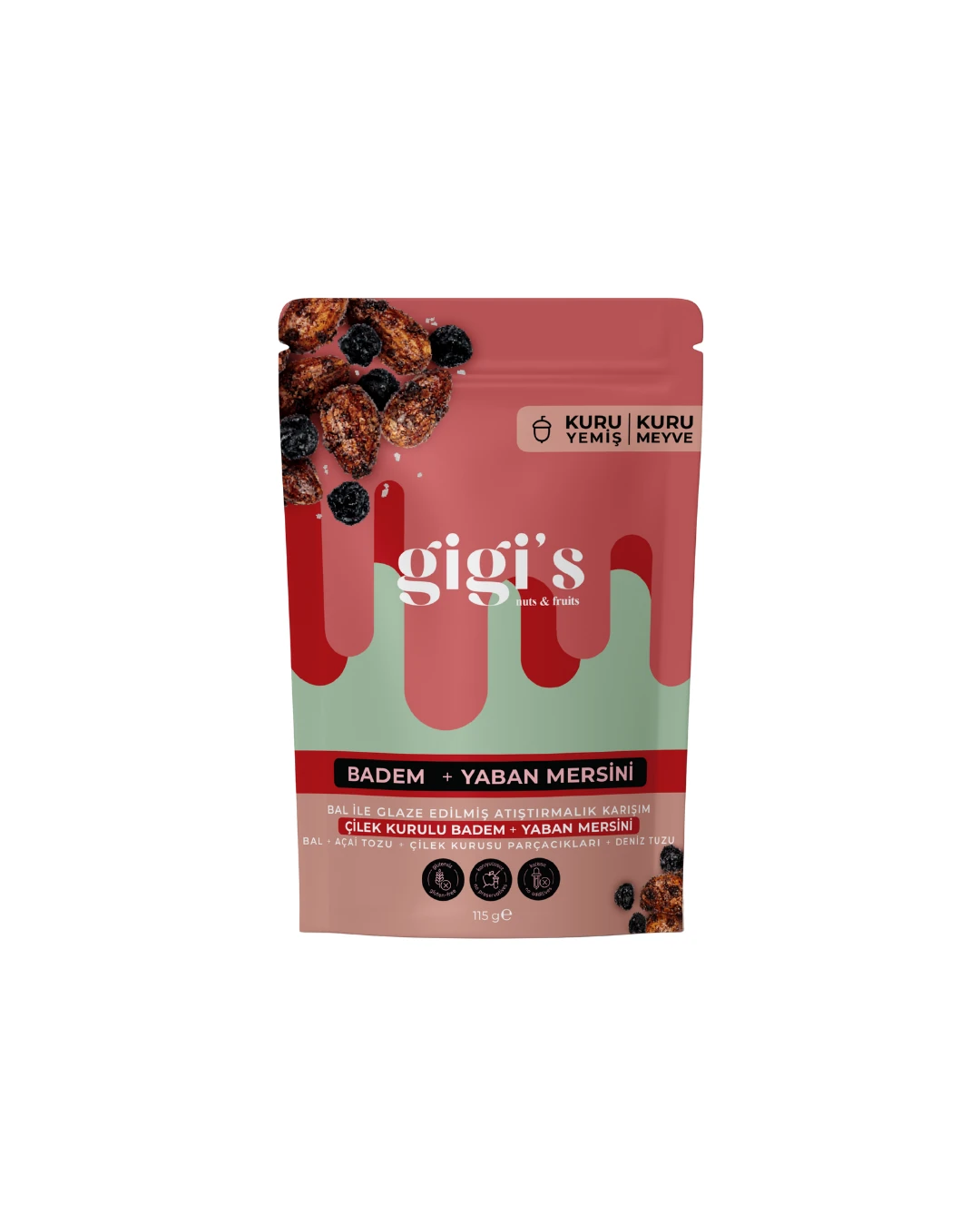 Açai Wild Berry Bal ile Glaze Edilmiş Crunchie Karışım