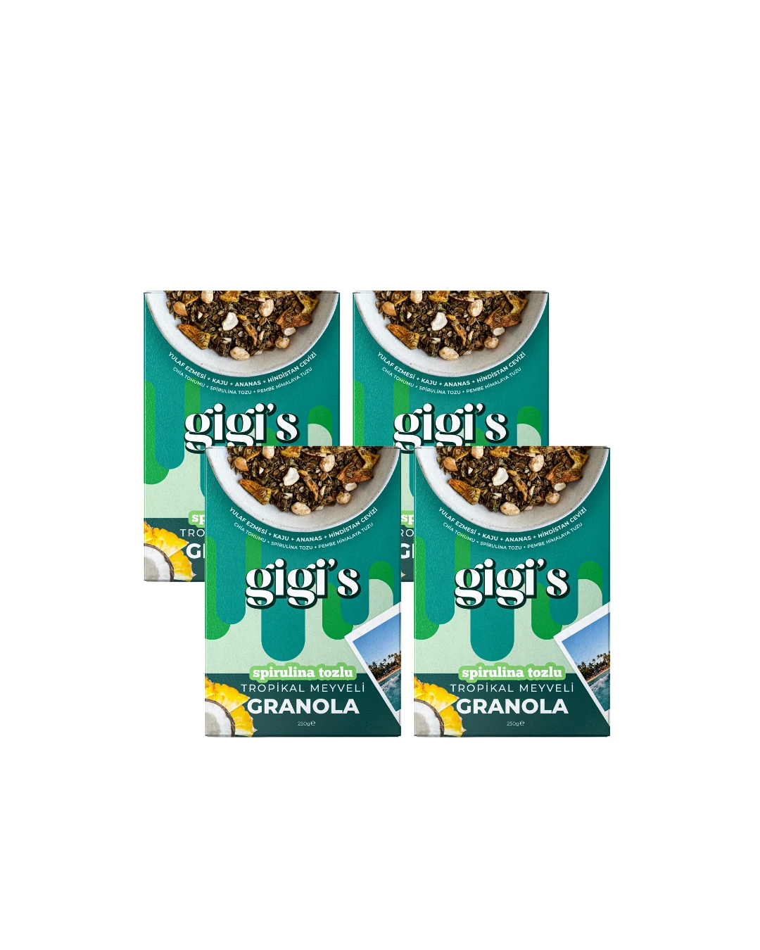 Tropikal Meyveli Granola ( 4 adet )