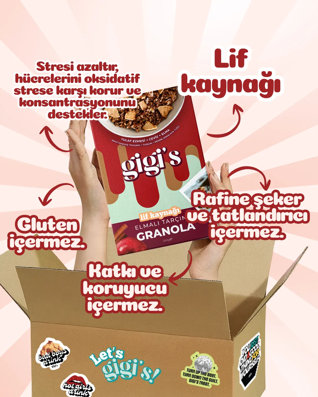 Elmalı Tarçınlı Granola 