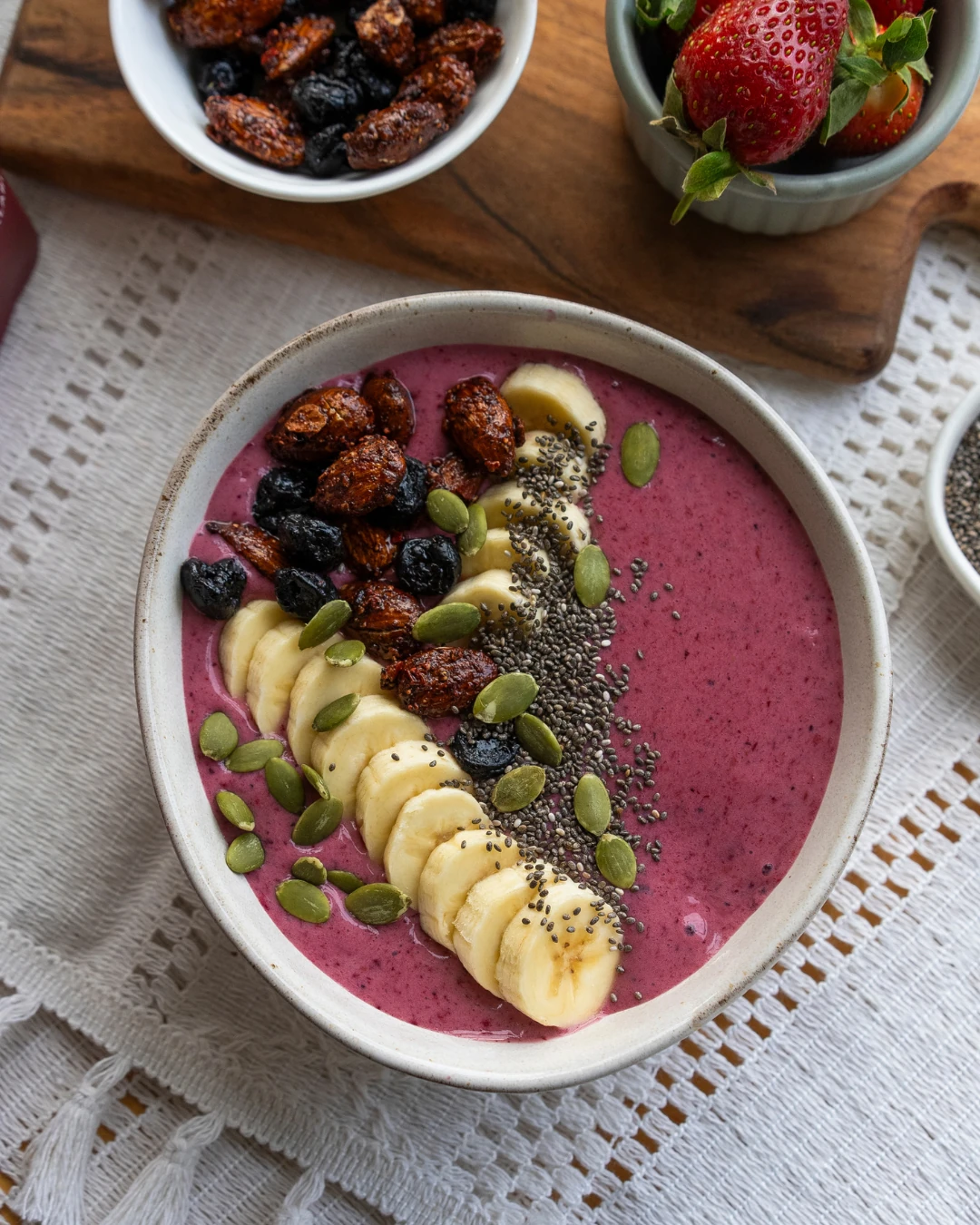 Açai Wild Berry Bal ile Glaze Edilmiş Crunchie Karışım