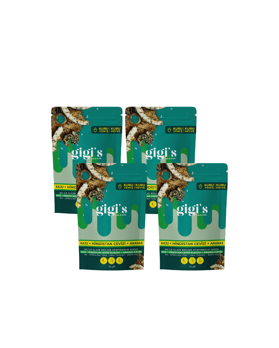 Dominicana Bal ile Glaze Edilmiş Crunchie ( 4 adet )