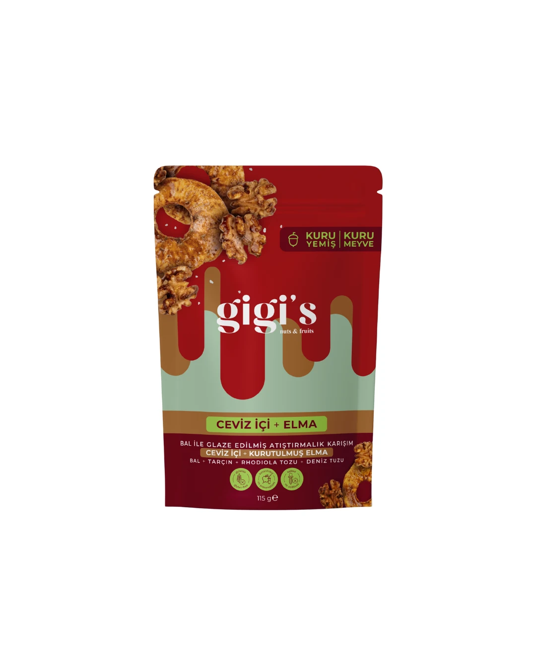 Apple Pie Bal ile Glaze Edilmiş Crunchie Karışım