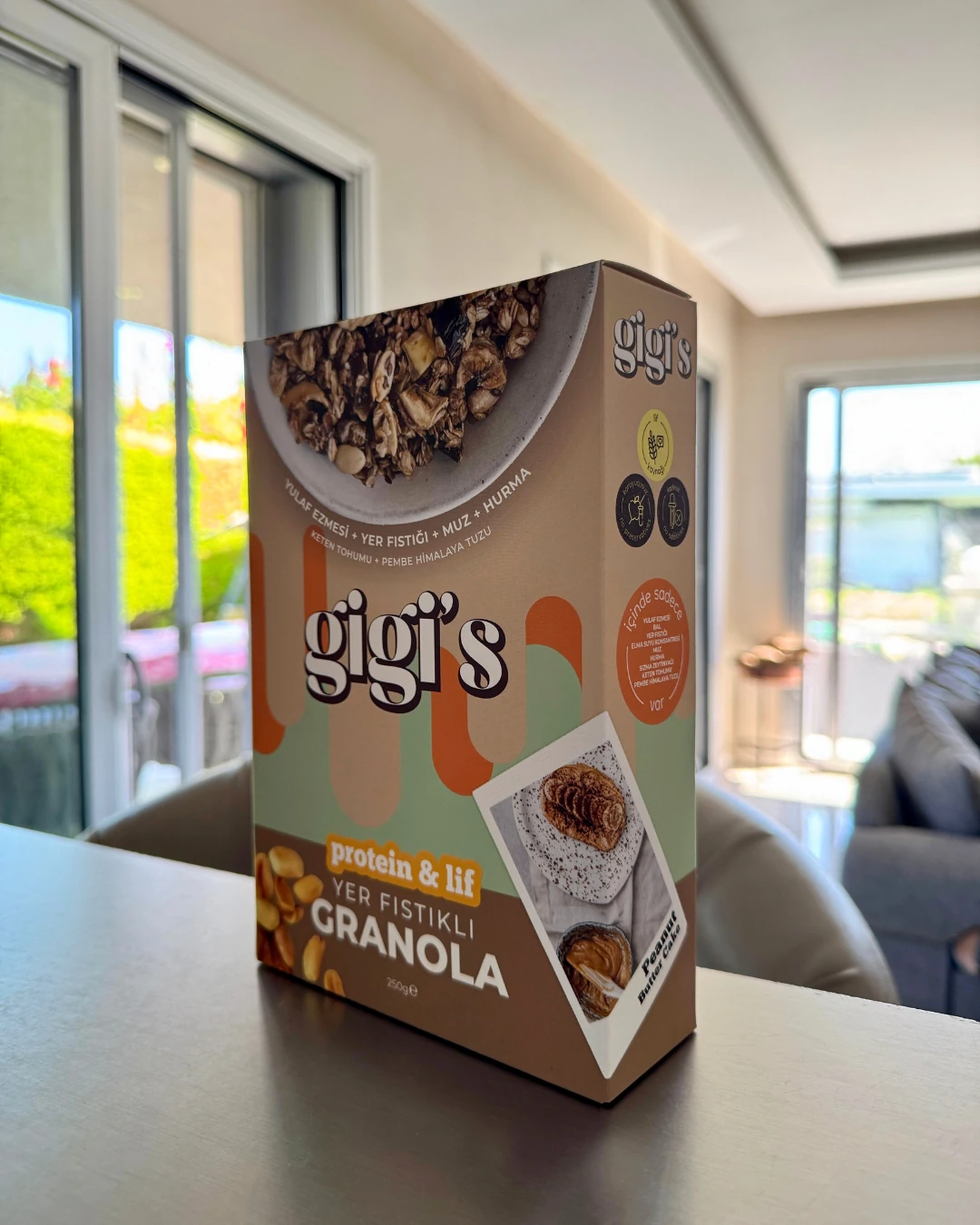Yer Fıstıklı Granola ( 4 adet )