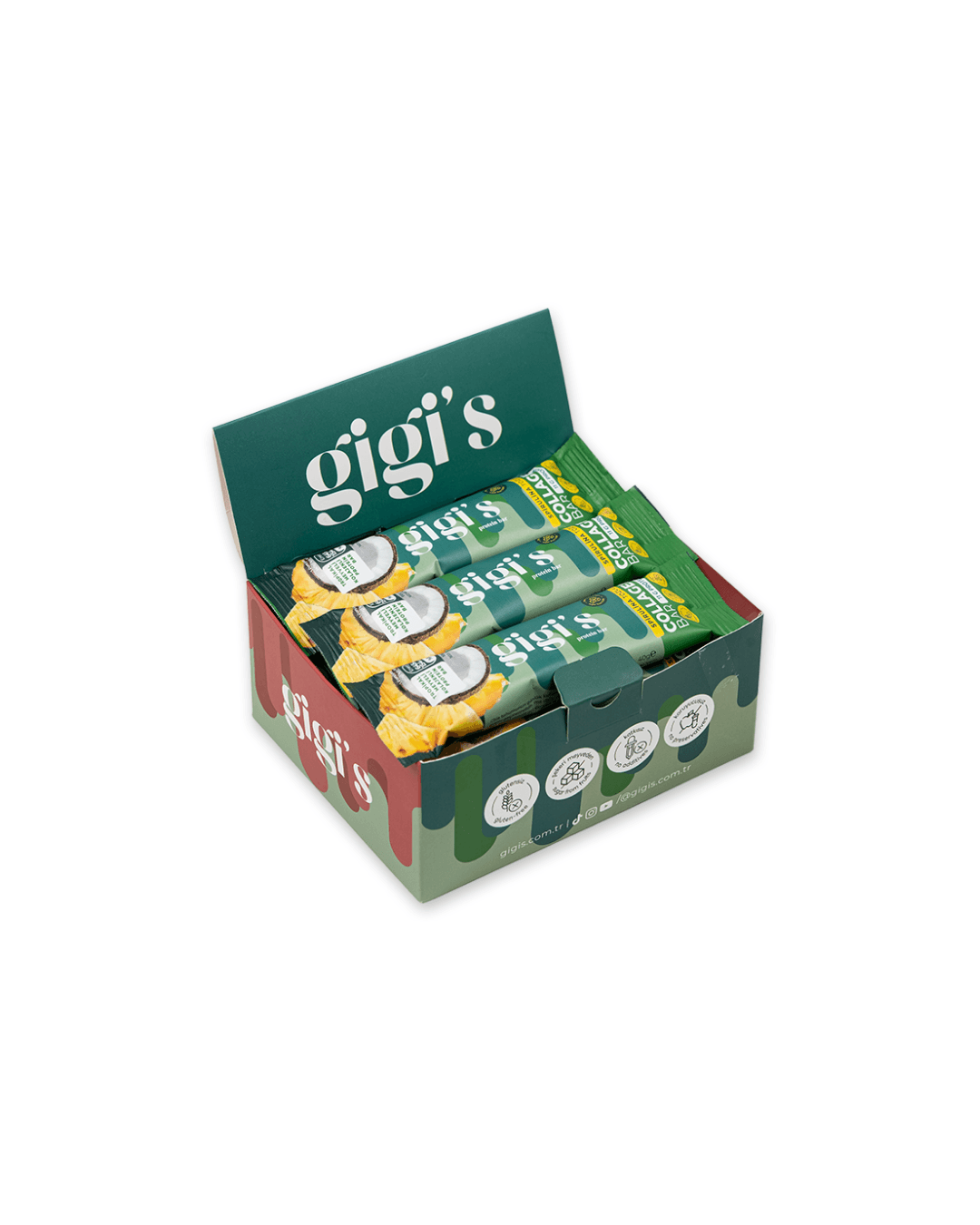 12'li Tropik Meyveli Kolajenli Protein Bar Paketi