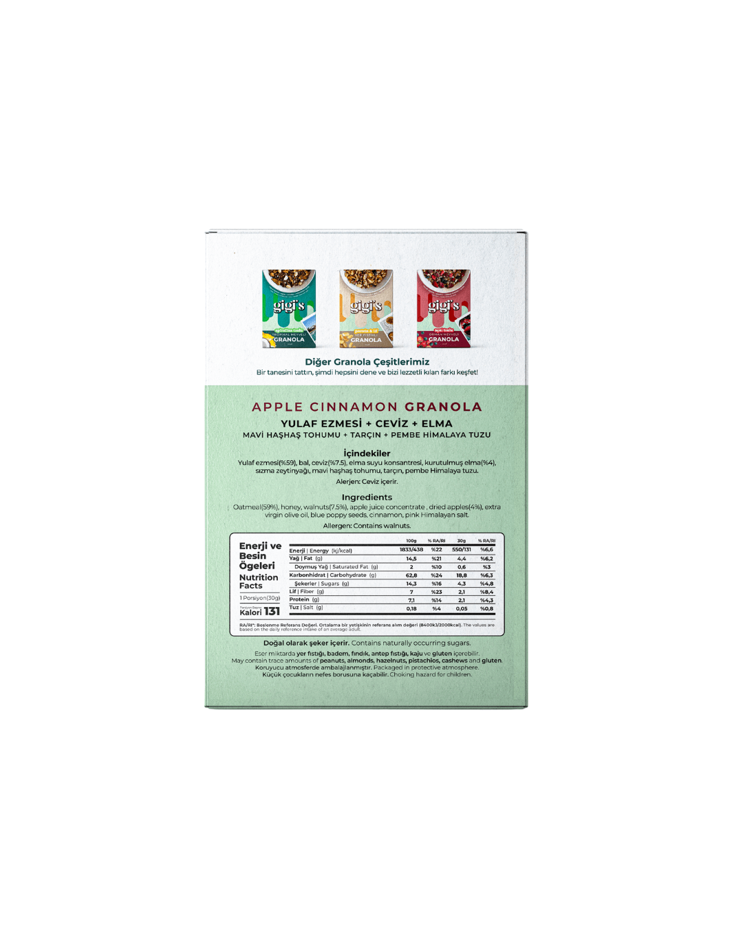 Elmalı Tarçınlı Granola 