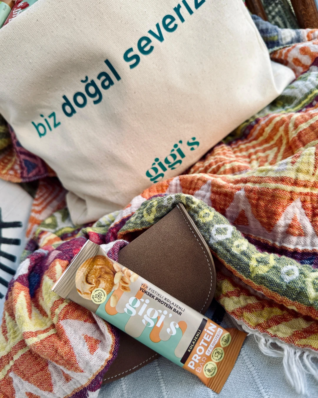 12'li Yer Fıstıklı Kolajenli Yüksek Protein Bar Paketi