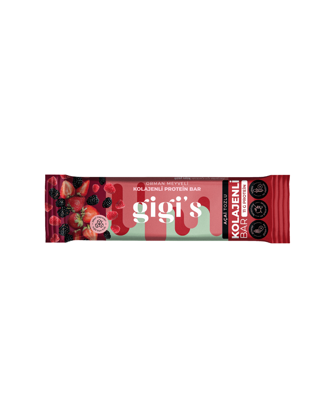 Açai Orman Meyveli Kolajenli Protein Bar