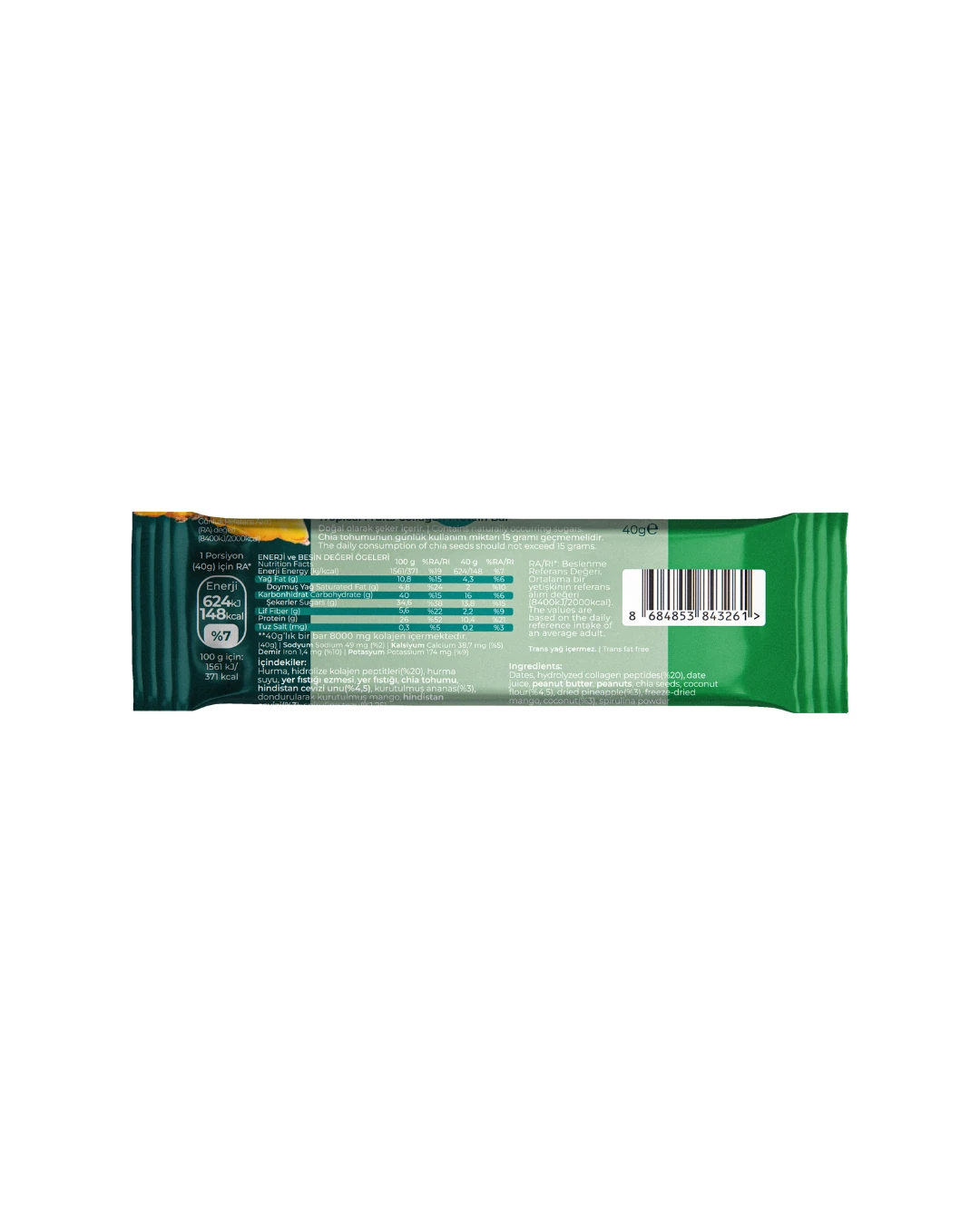 Tropical Fruit Collagen Protein Bar