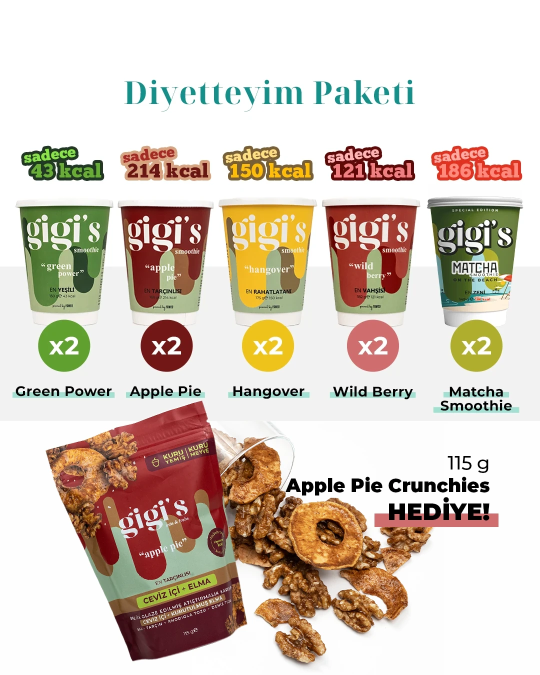 Diyetteyim Smoothie Paketi