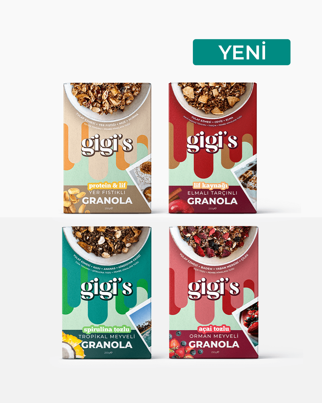 (ÖN SATIŞ - Hediyeli) Gigi's Granola 4 Al 3 Öde