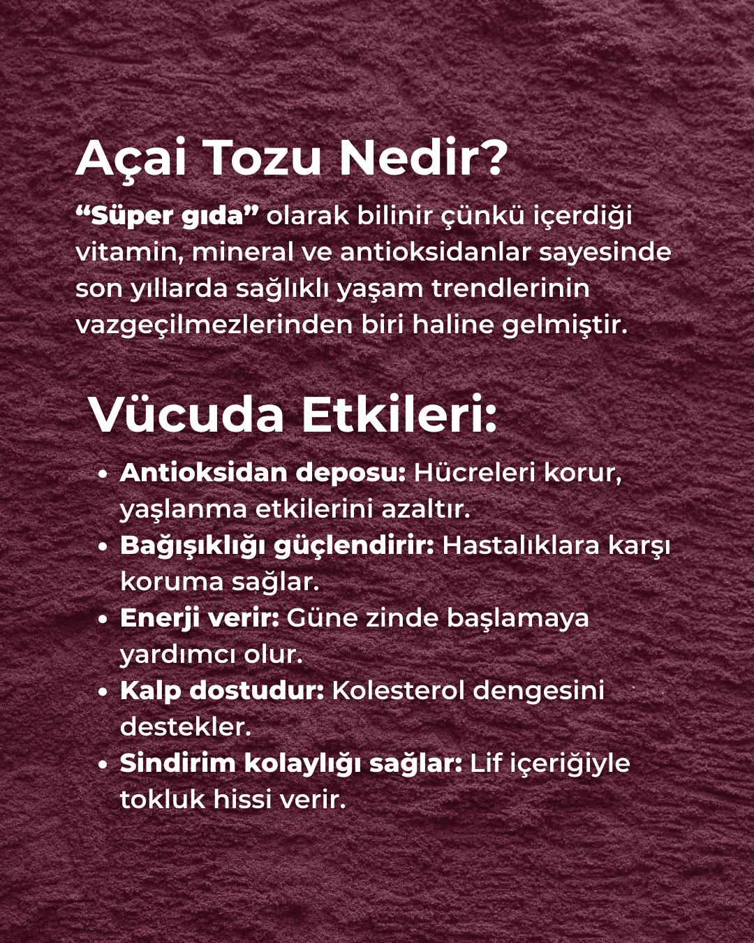 Açai Ailesi Paketi