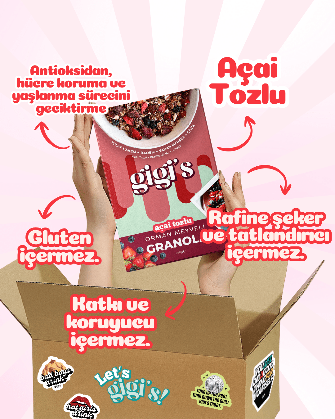 Açai Orman Meyveli Granola