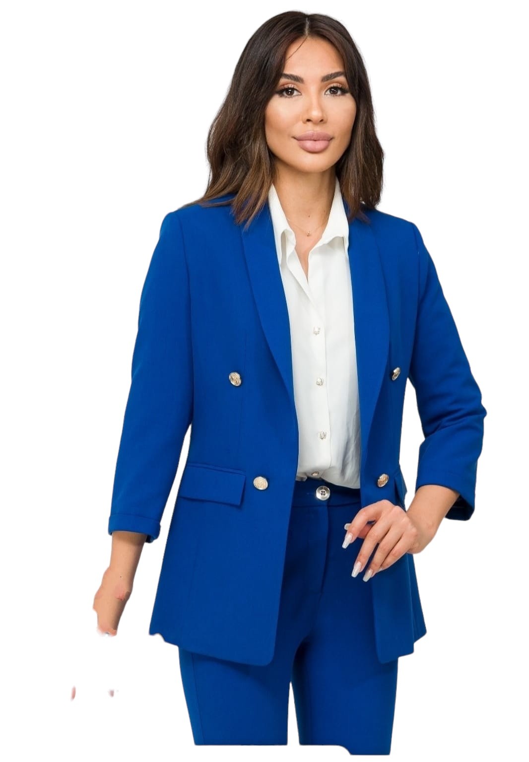 Kadın Düğme Detaylı Truvakar Blazer Ceket