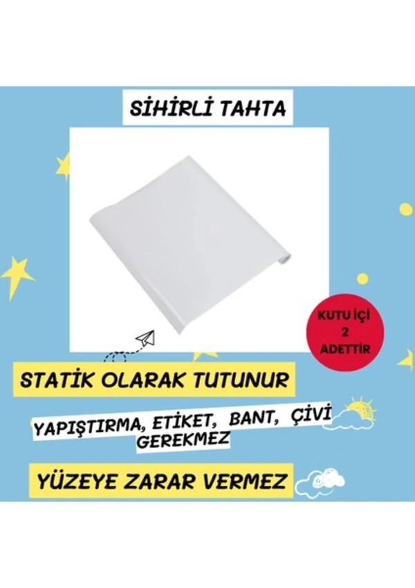 PRİVATE Private Sihirli Kağıt Akıllı Tahta 2'li 100×120 Cm