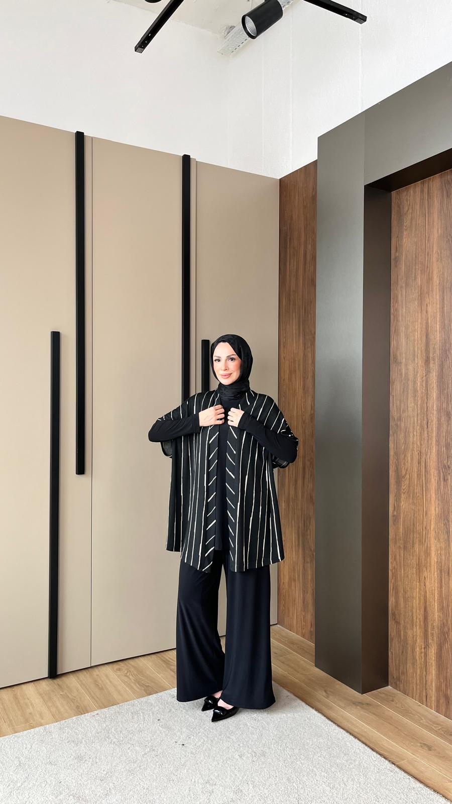 ÇİZGİLİ ÜÇLÜ TAKIM