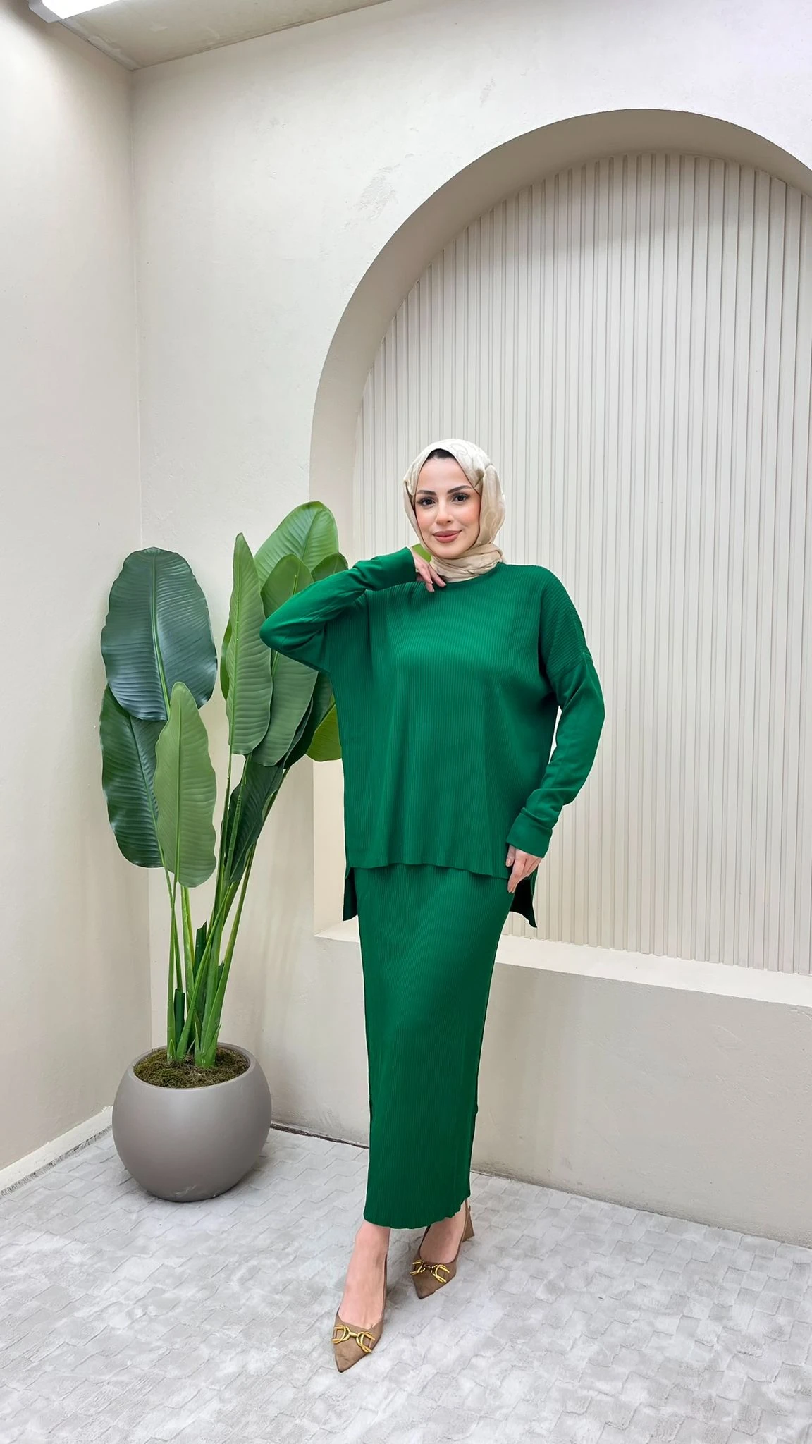 Fitilli Takım Merserize  - ZÜMRÜT YEŞİL