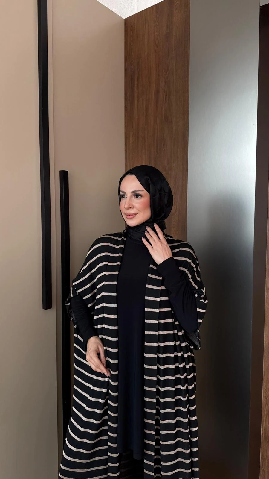 ÇİZGİLİ UZUN ÜÇLÜ TAKIM