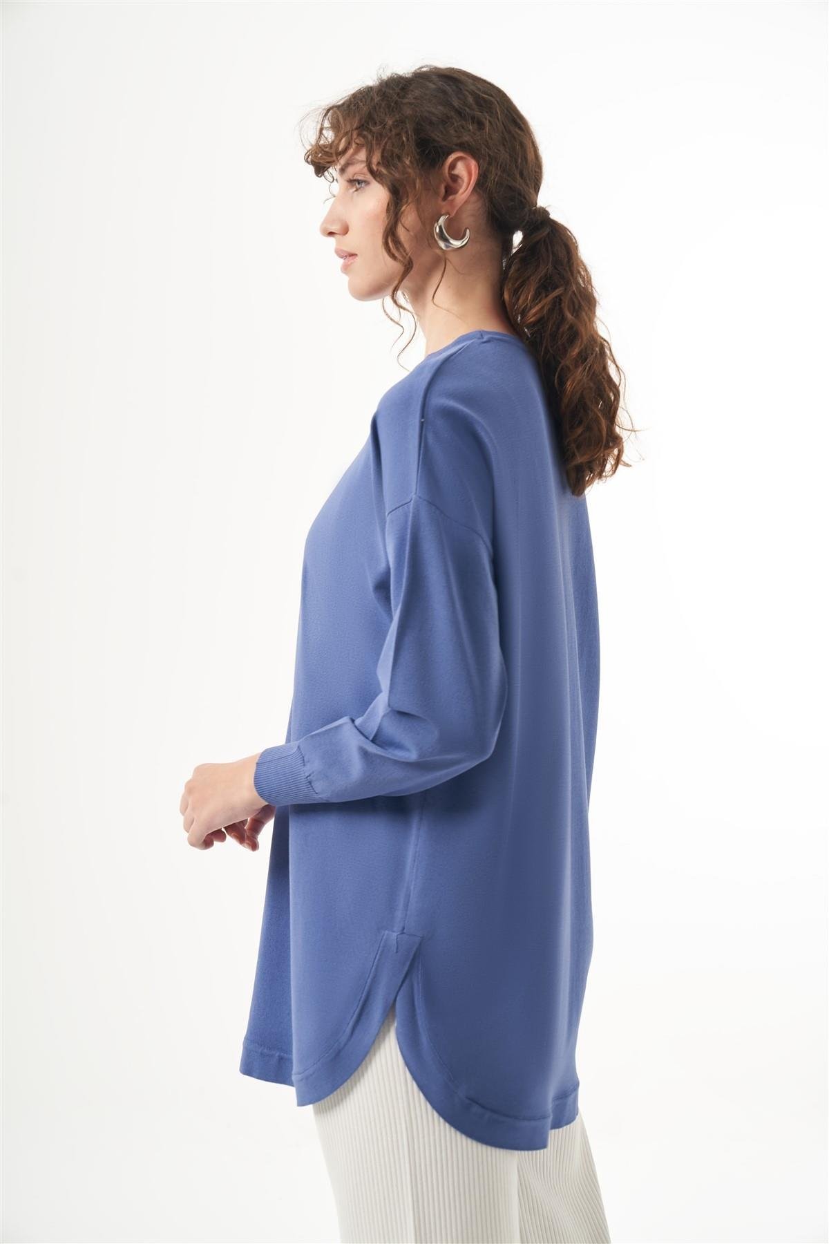 Donna Nuss Tunik-Mavi