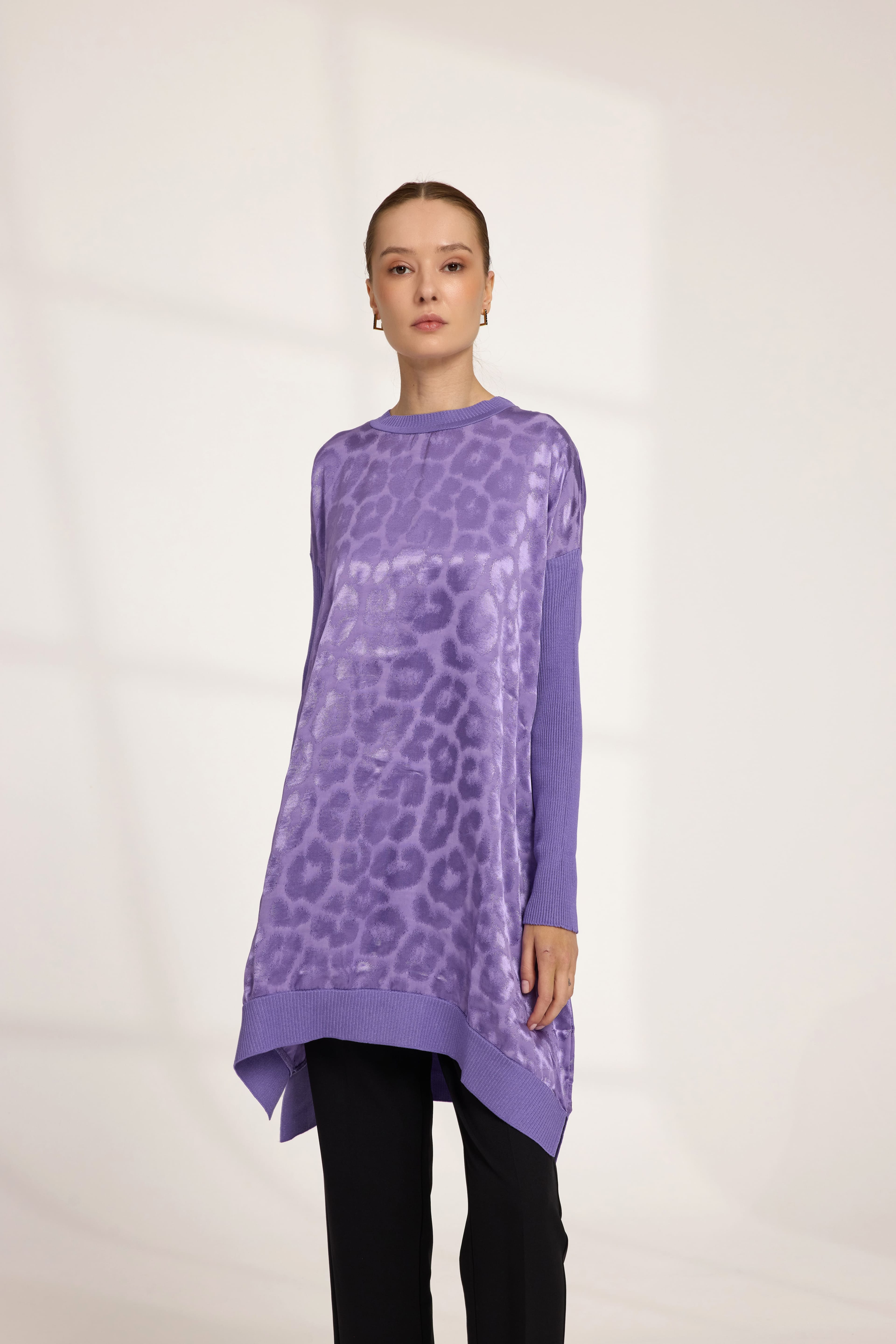 Leopar Tunik Lila