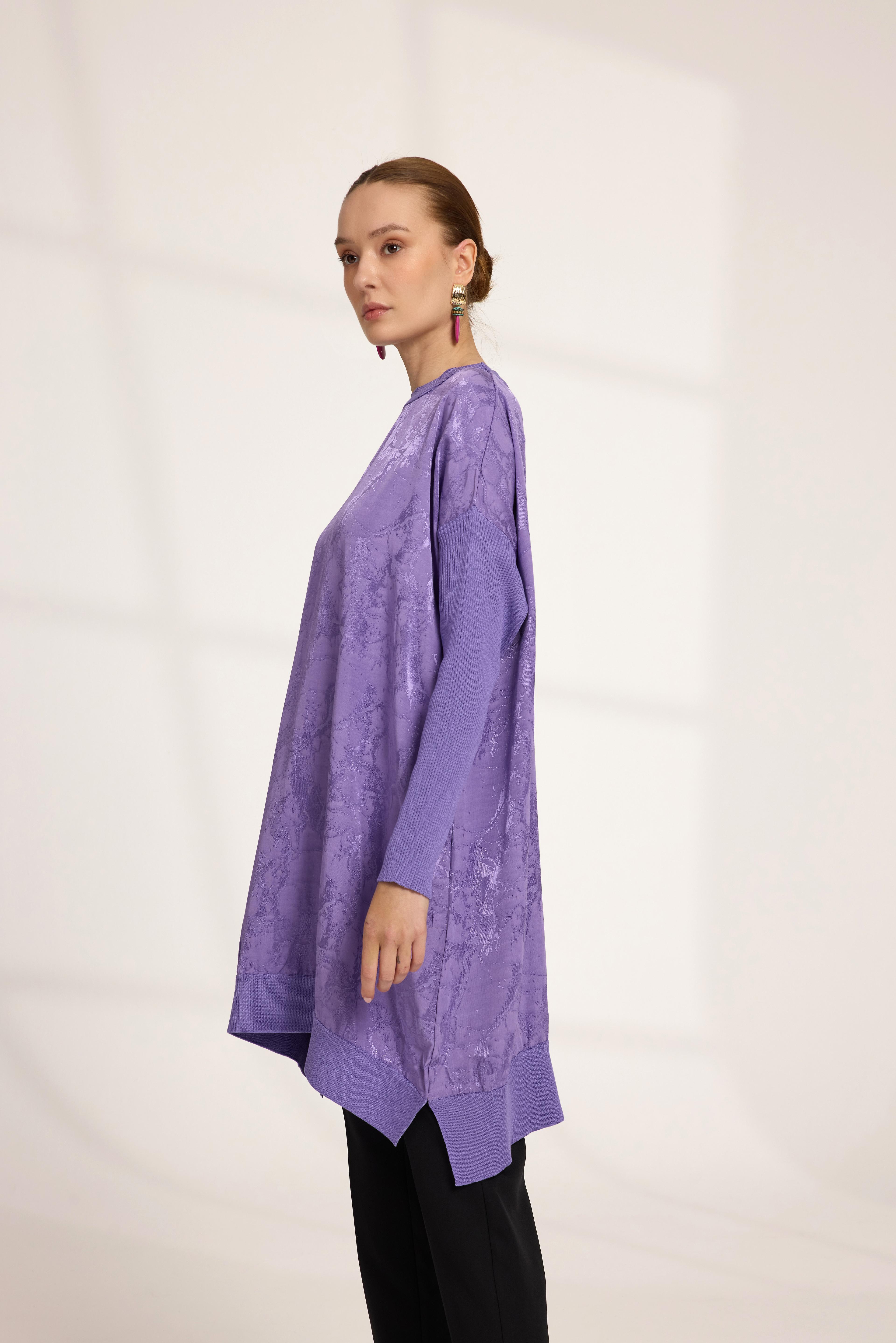 Şimşek Tunik Lila