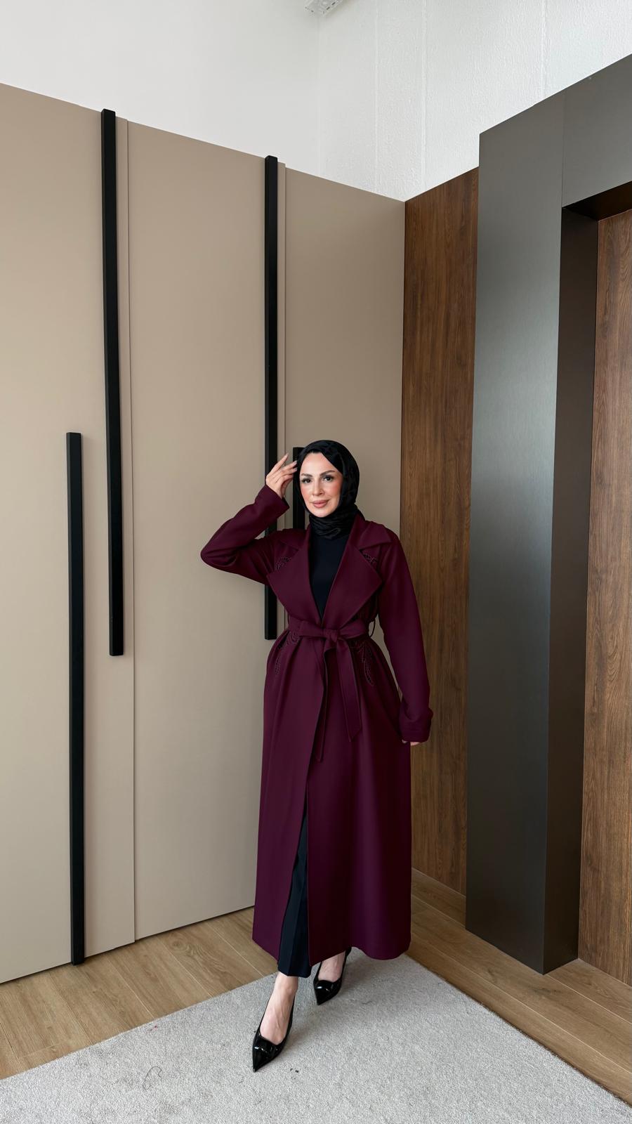 GÜPÜR DETAYLI  TRENCH COAT 