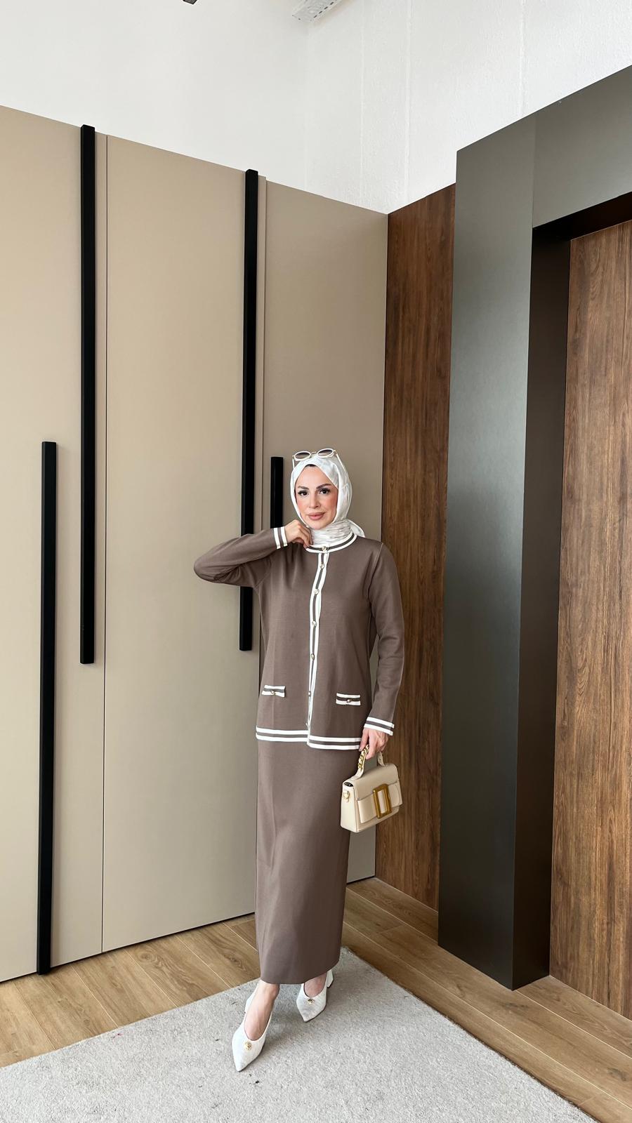 BADE MERSERİZE TAKIM - Kahverengi