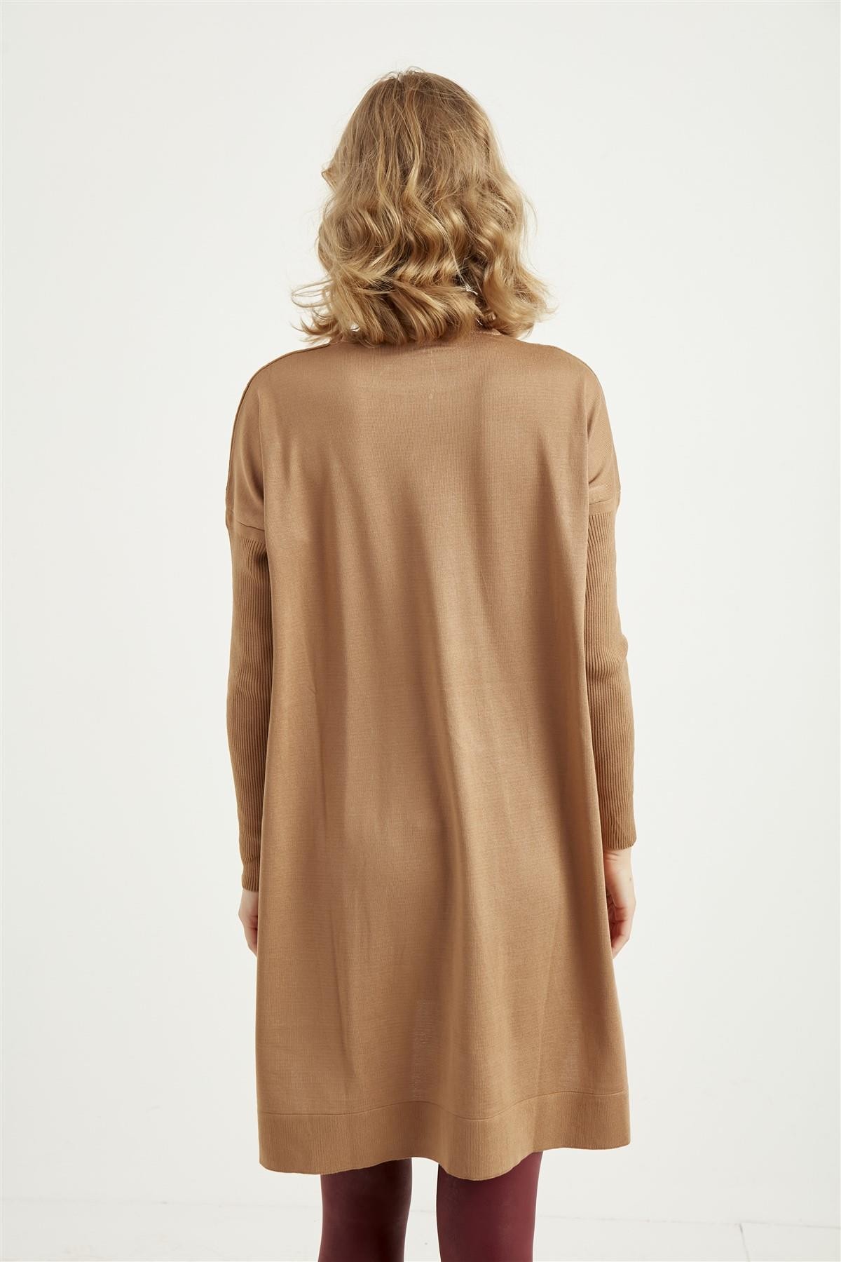 Nora Merserize Tunik Camel