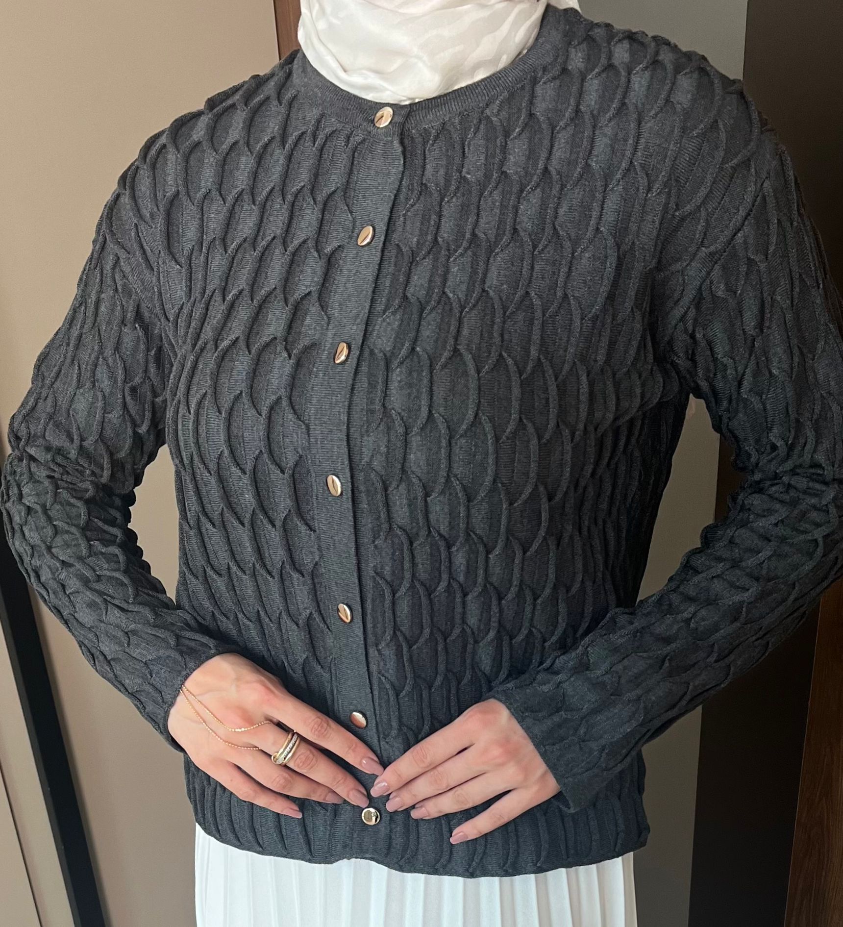 Bisiklet Yaka Hırka