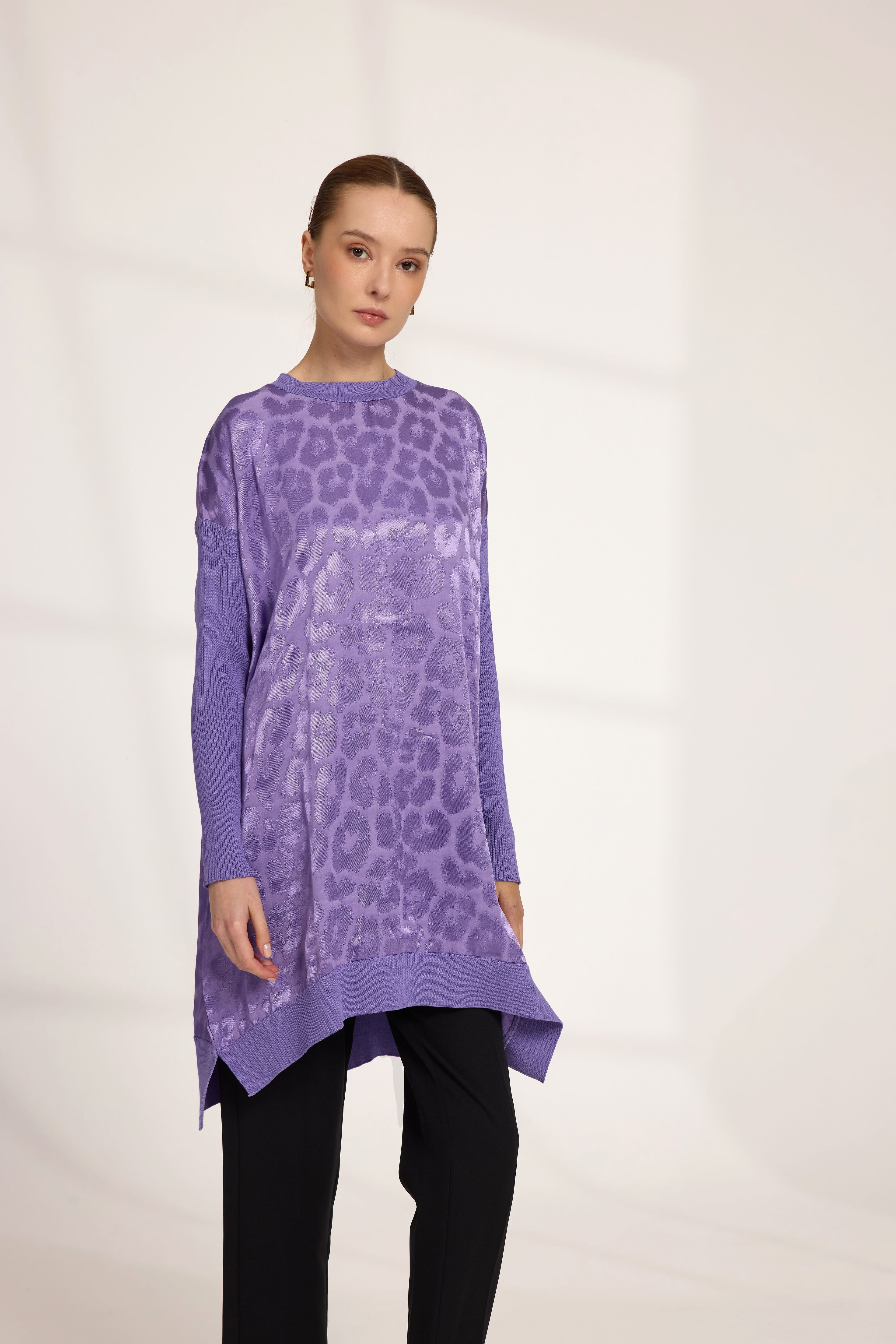 Leopar Tunik Lila