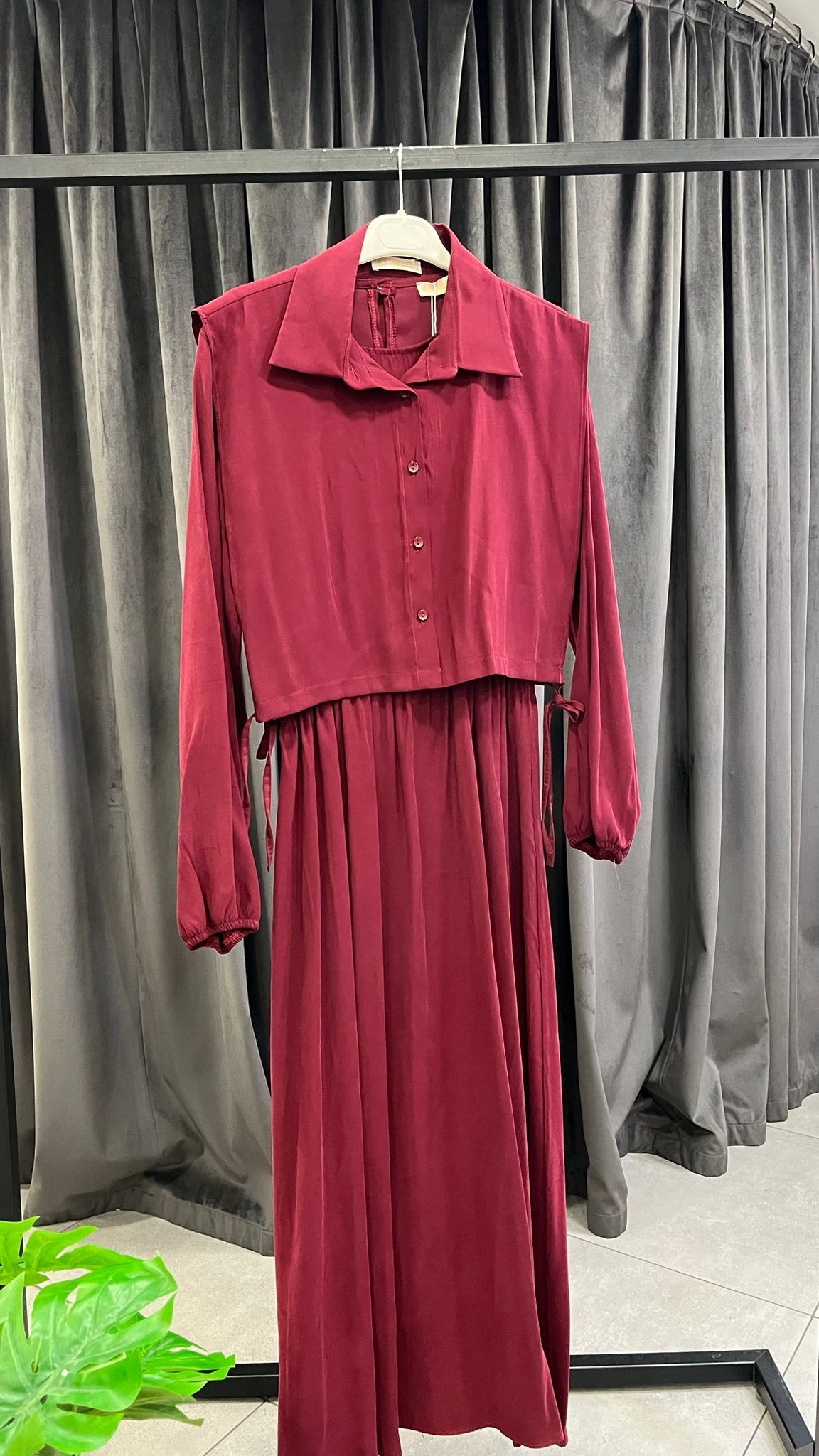 BETTY ELBİSE BORDO