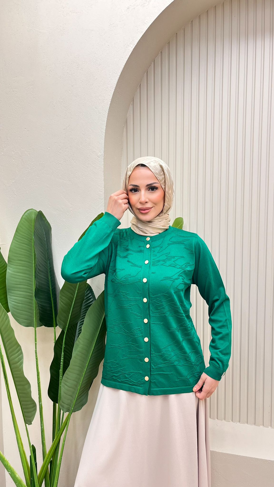 Kırlangıç Hırka - YEŞİL