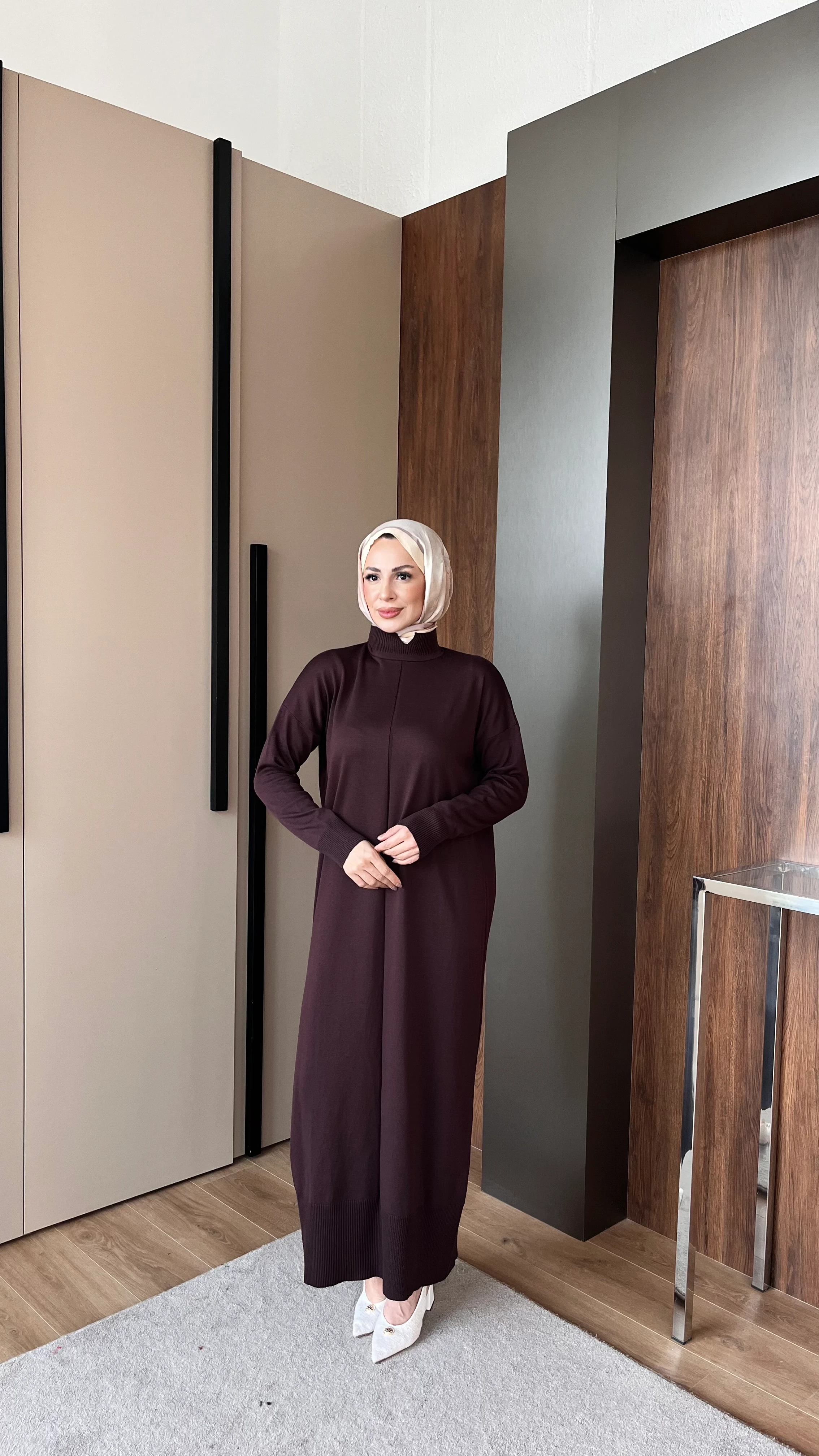 Efsun Elbise Kahverengi