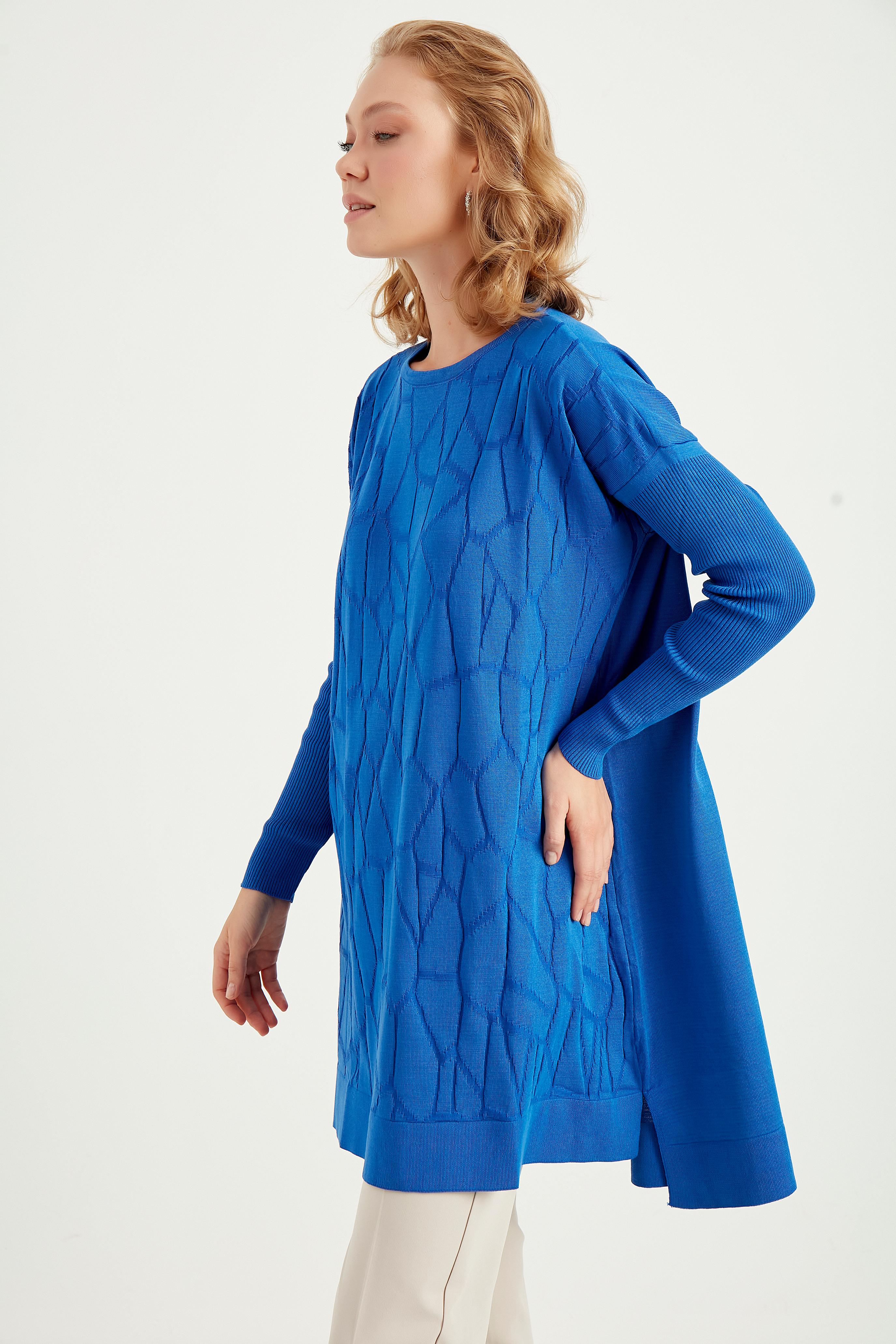 Nora Merserize Tunik Saks