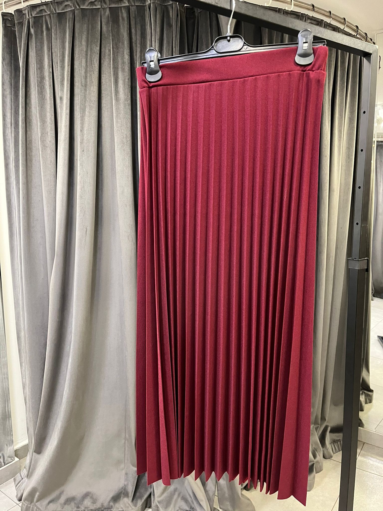Pilise Etek Bordo